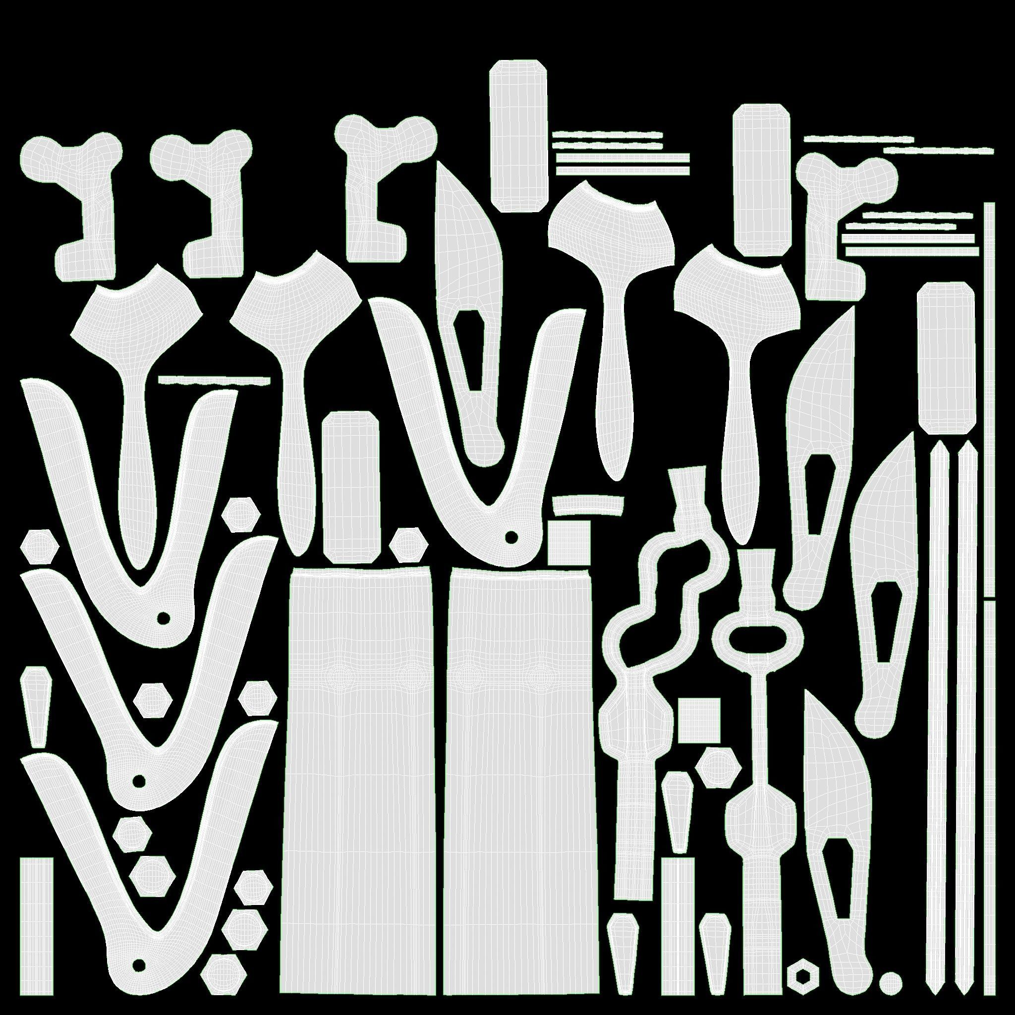 bolt cutter 3D model_10