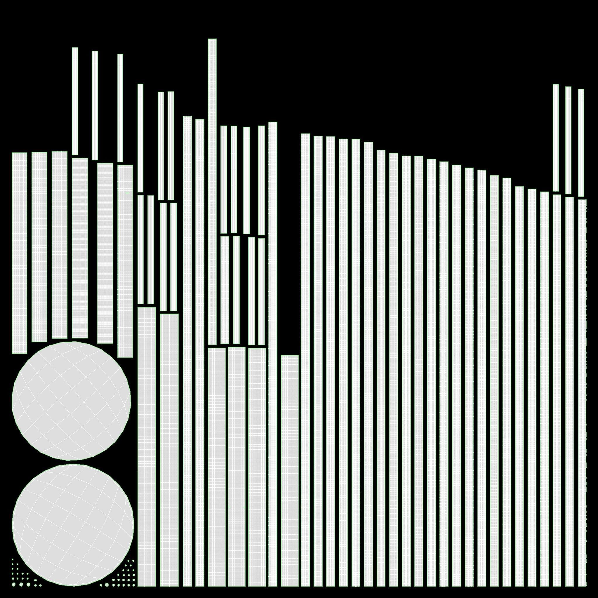 bouquet of red roses in wicker basket 3D model_12