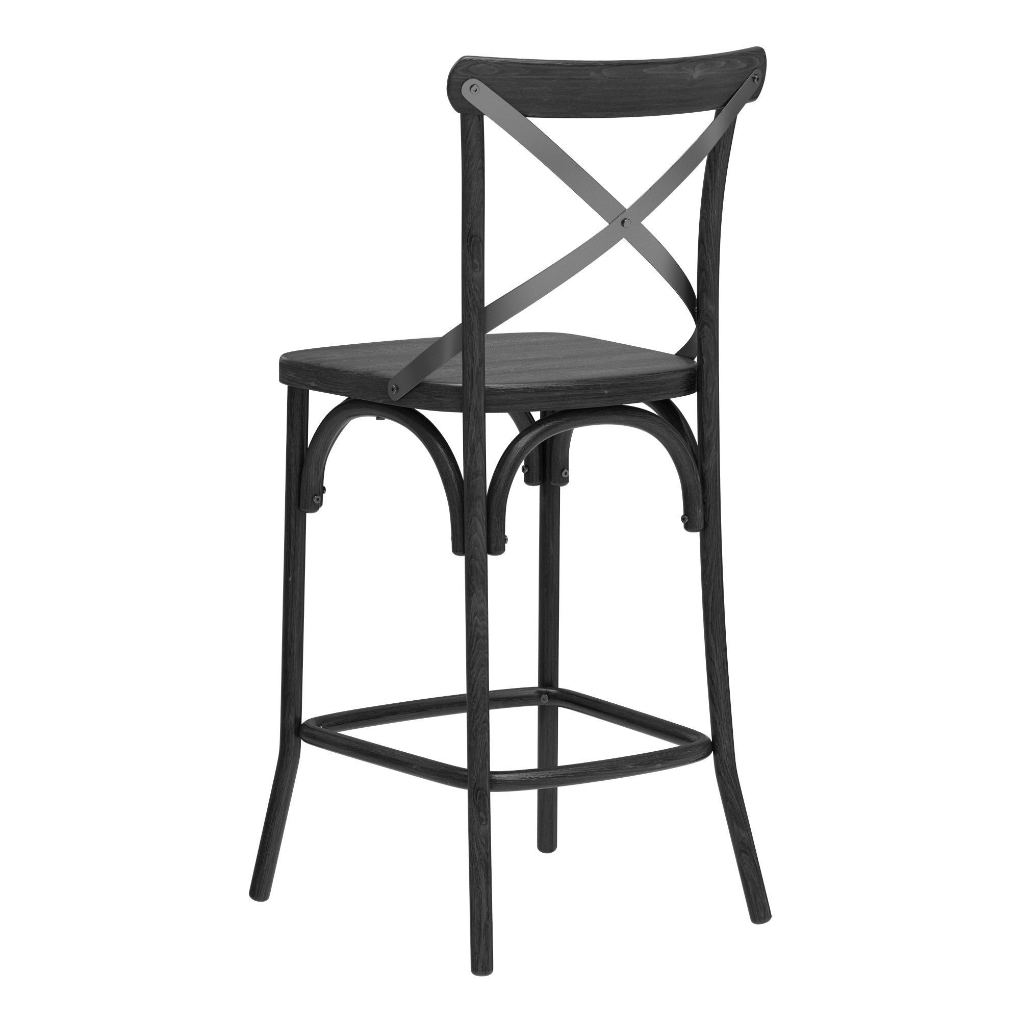Deephouse BELLA CROSS bar stool 3D model_6