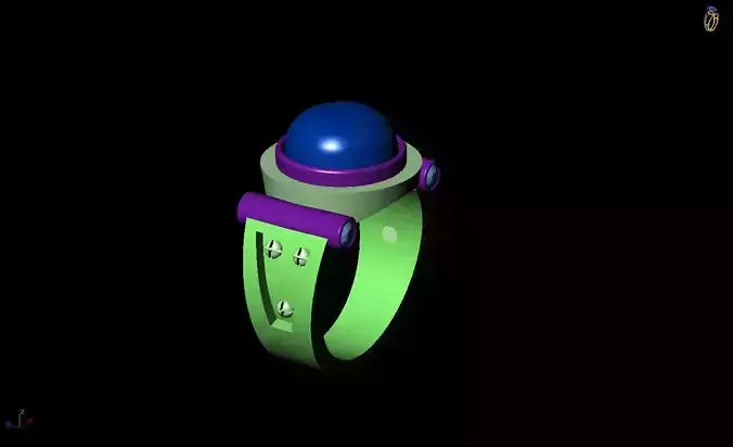 round ring with screw design