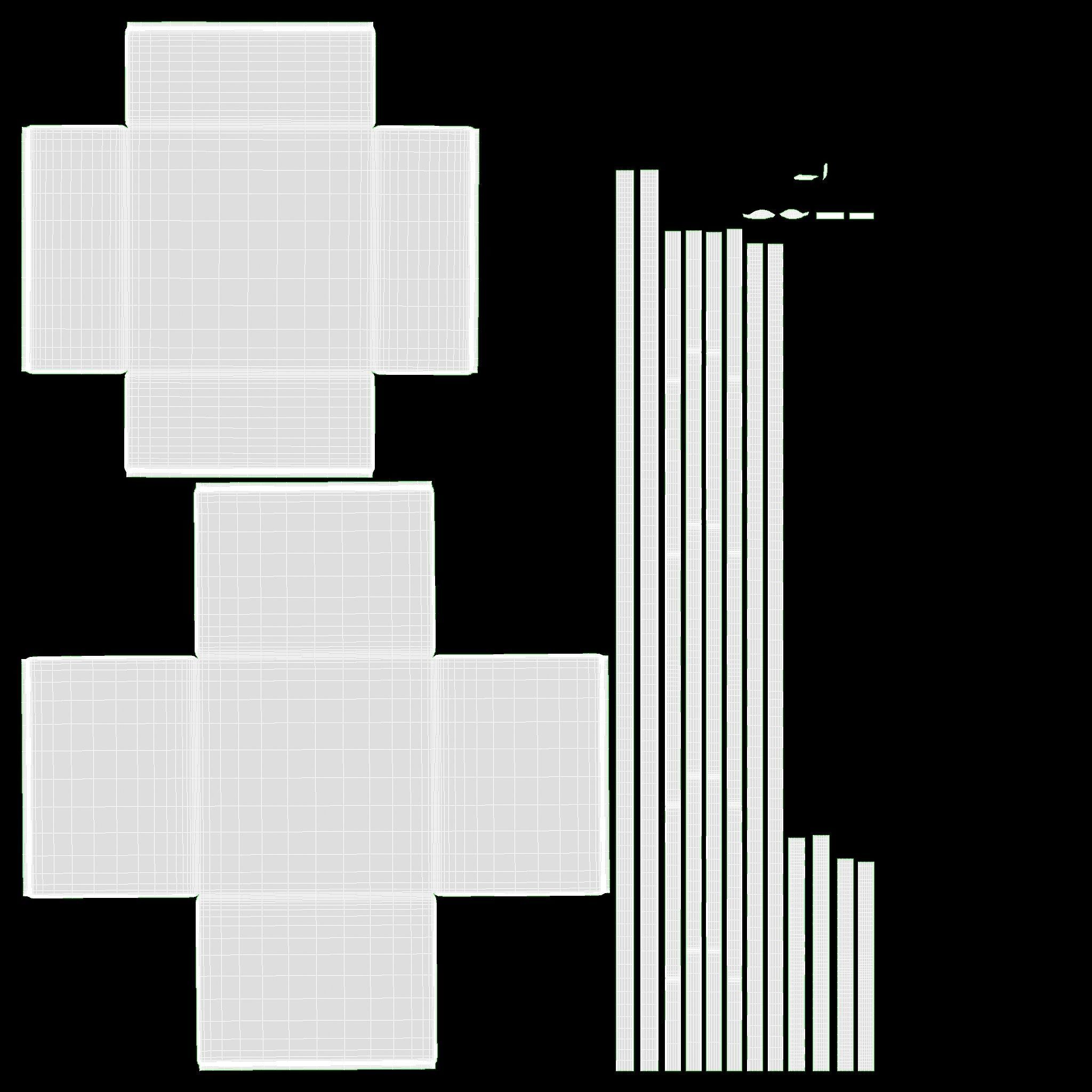 gift box with red bow ribbon 3D model_8