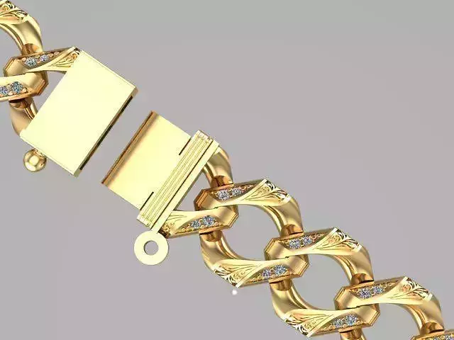 cuban chain necklace gold silver