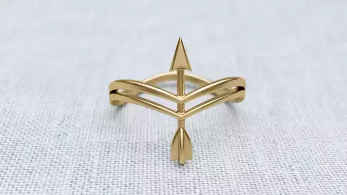 Arrow Ring R 0085 3D print model