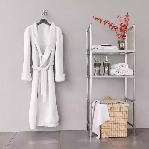 bathroom accessories 3D model
