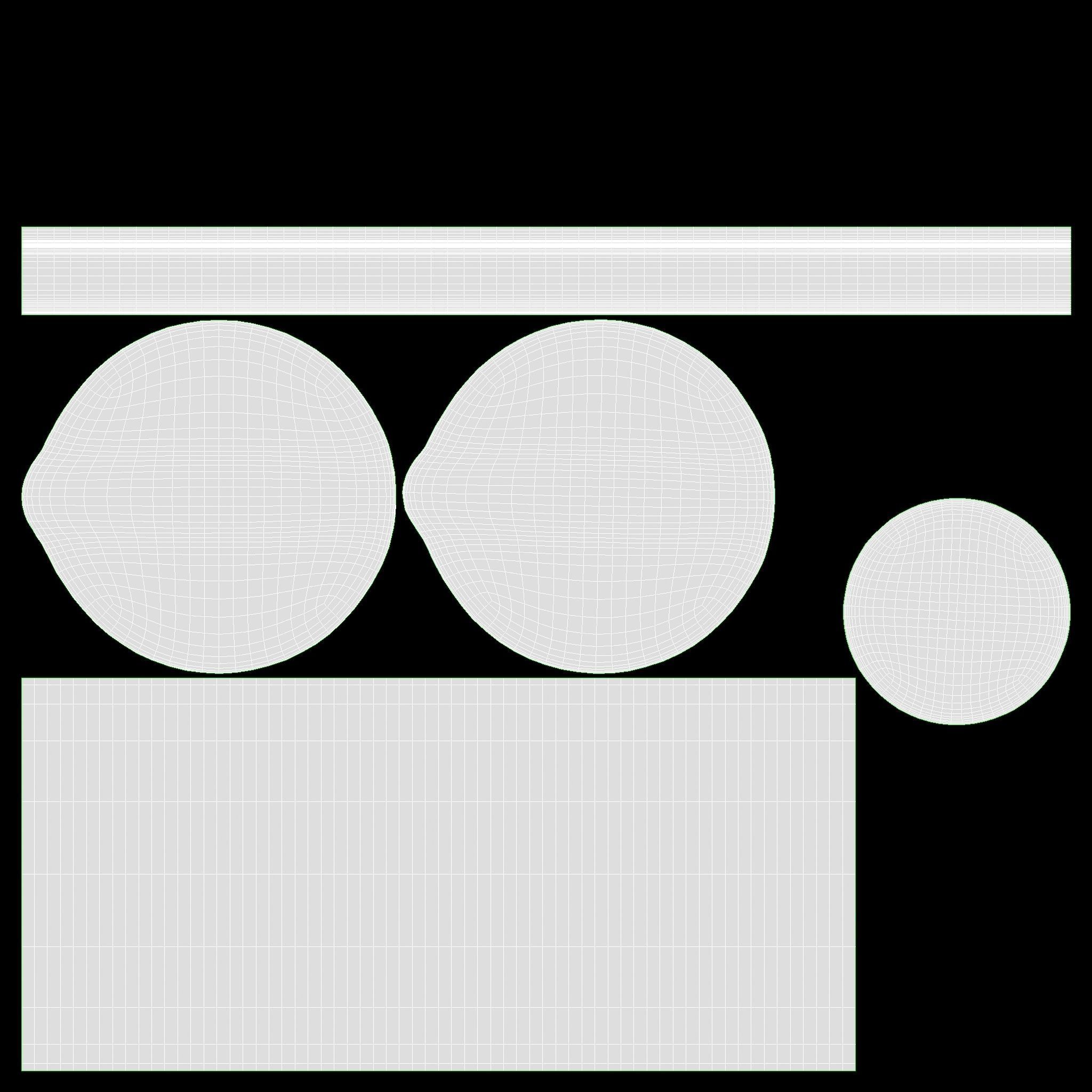 yogurt medium container 3D model_5