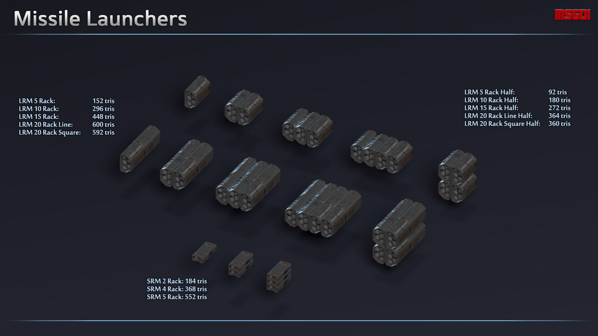 Light Mech Anvil Low-poly 3D model_3