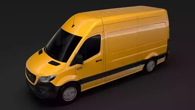 RAM Sprinter Panel Van L2H2 RWD 2020 3D model