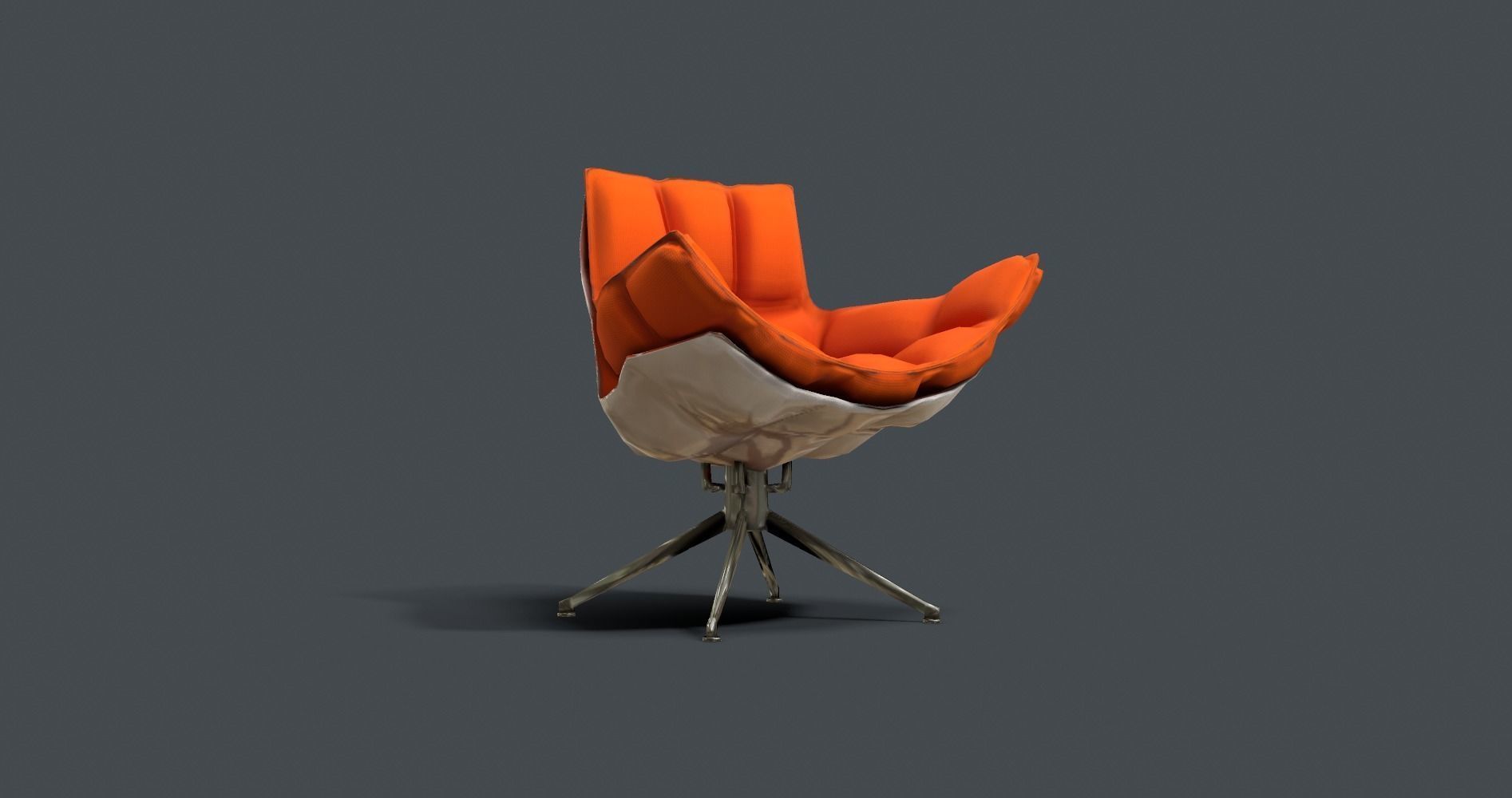 Patricia Urquila Husk chair PBR Low-poly 3D model_5