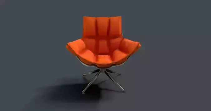 Patricia Urquila Husk chair PBR Low-poly 3D model