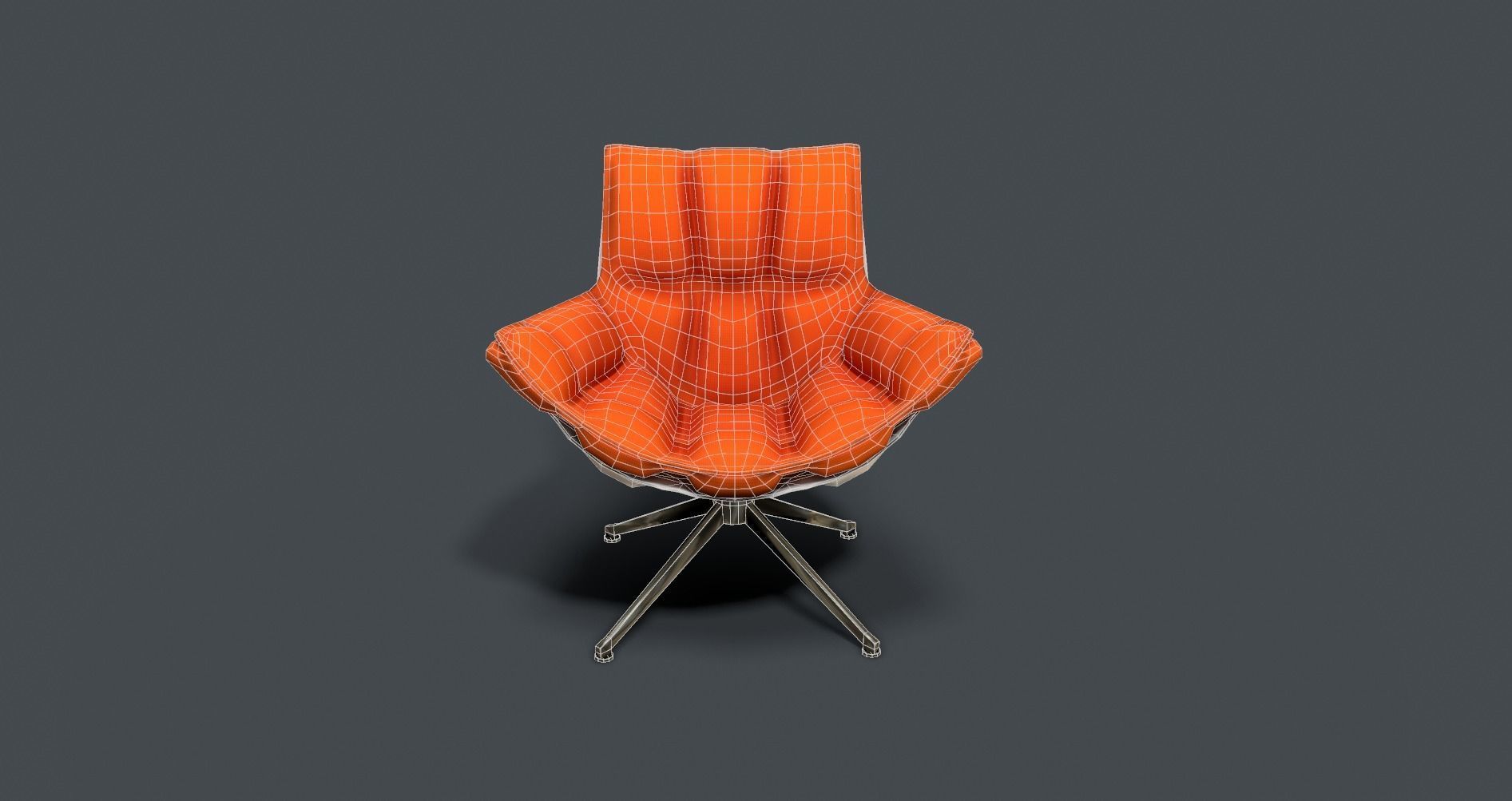 Patricia Urquila Husk chair PBR Low-poly 3D model_6