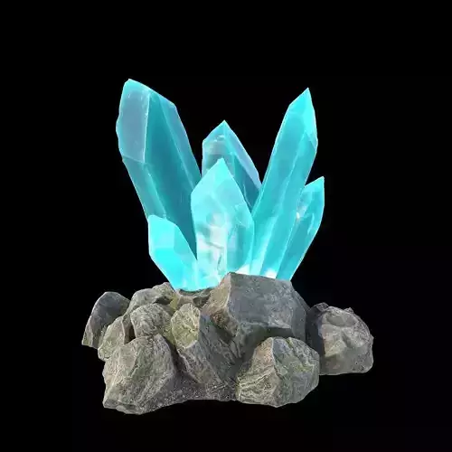 Magic crystals 3D model