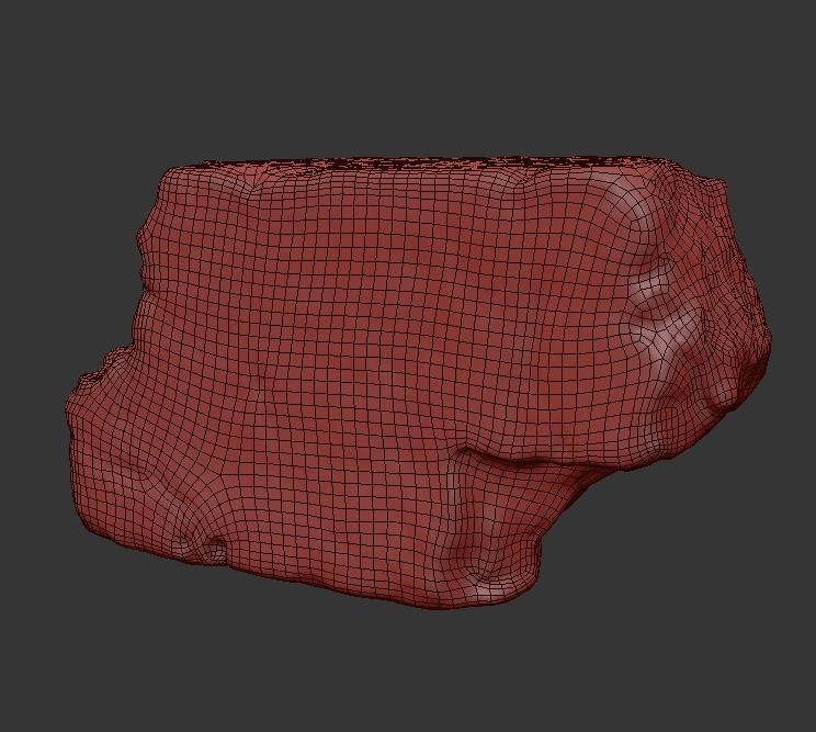 Ultra realistic Old Brick Scan 8k HD Low-poly 3D model_3