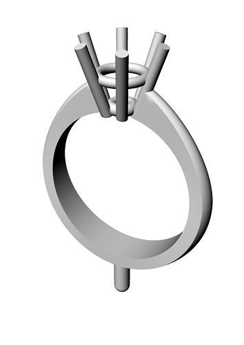 An 68 ring 3D print model