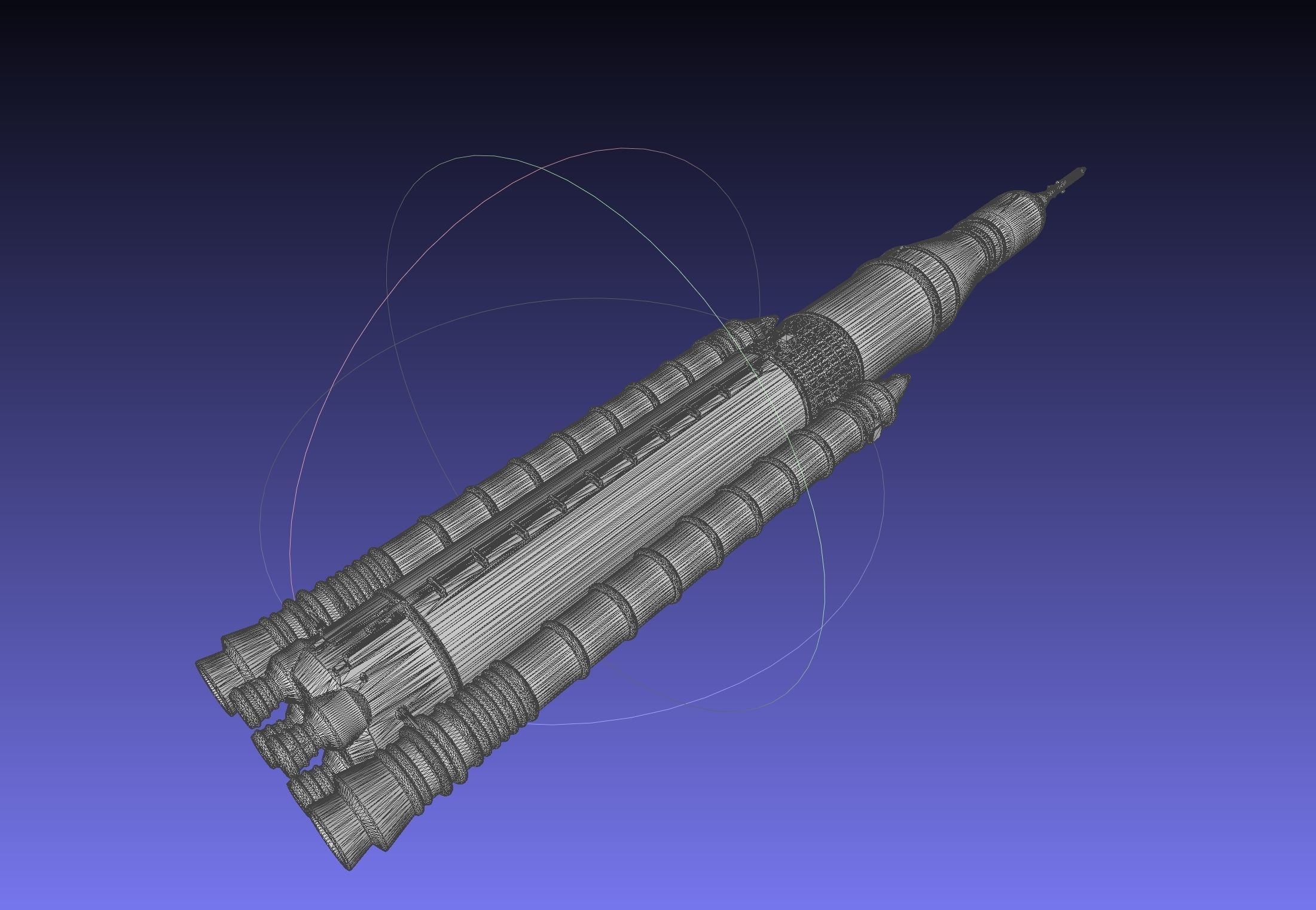 NASA SLS Block 1 Printable Rocket Model 3D print model_35