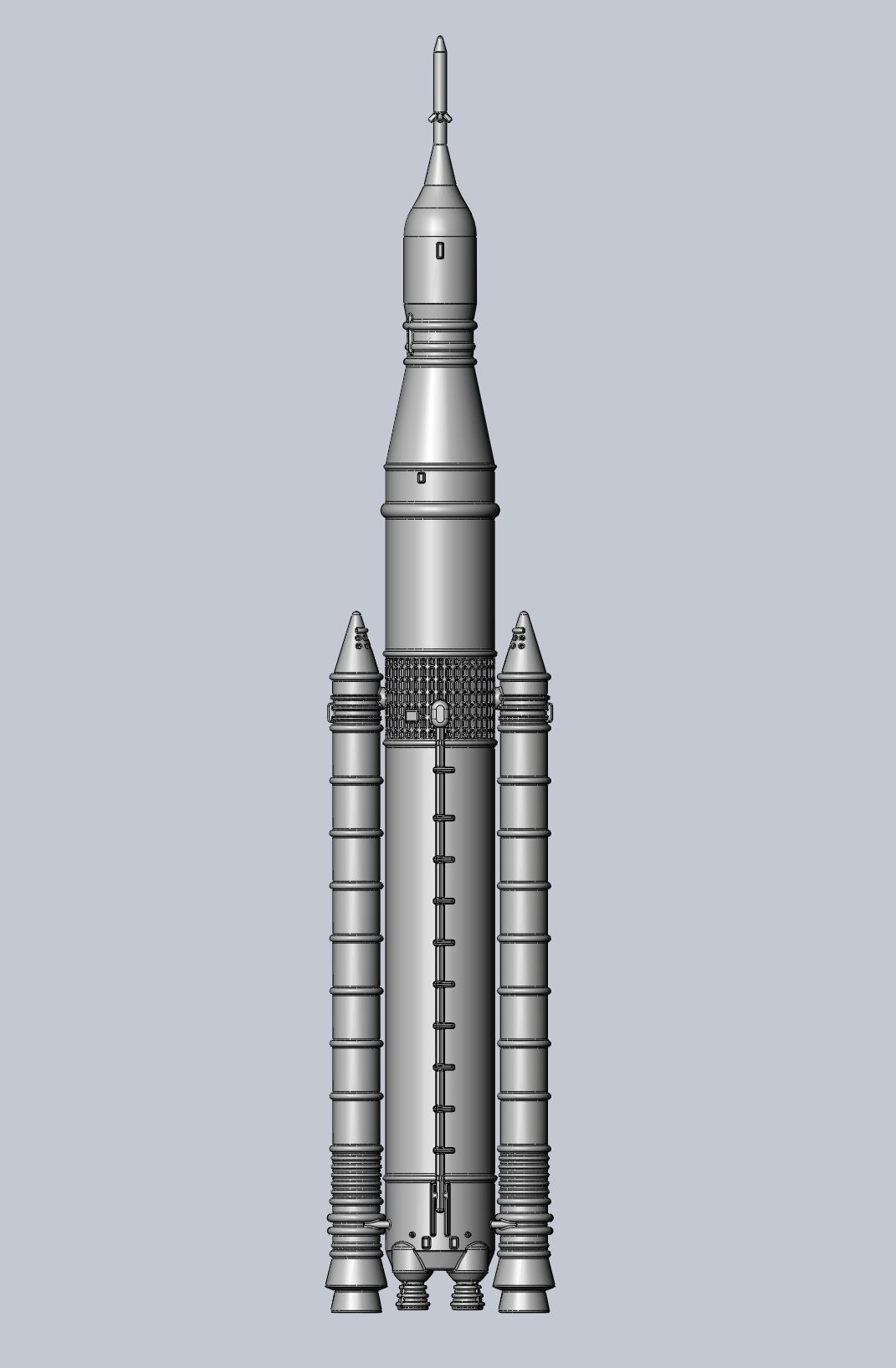 NASA SLS Block 1 Printable Rocket Model 3D print model_3