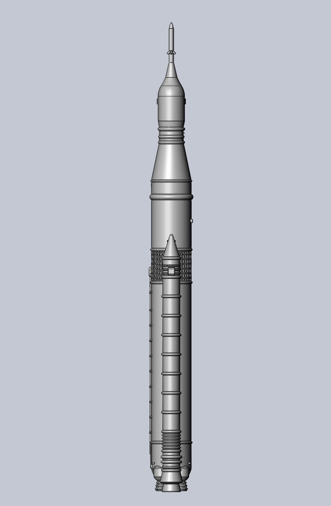 NASA SLS Block 1 Printable Rocket Model 3D print model_14