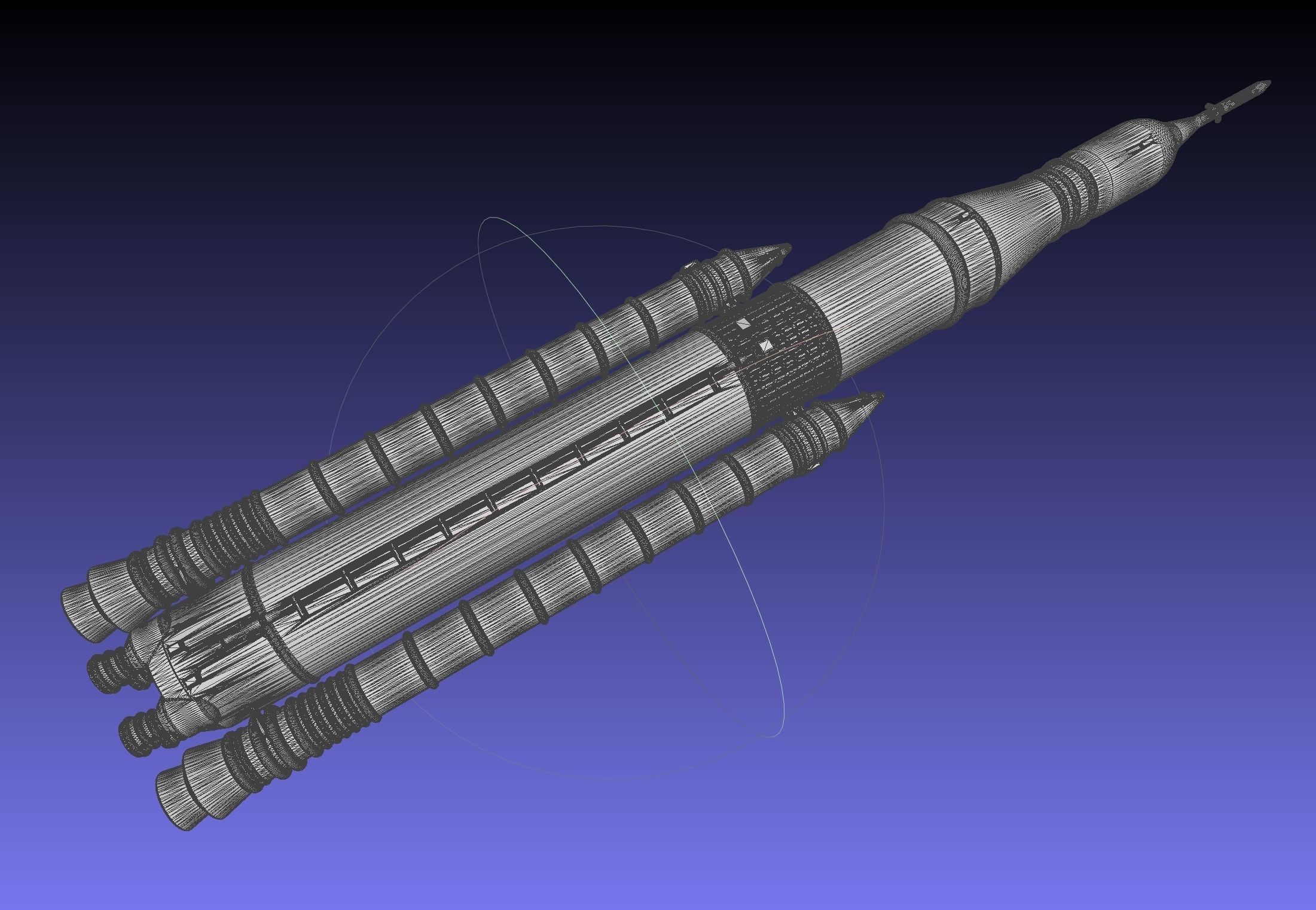 NASA SLS Block 1 Printable Rocket Model 3D print model_29