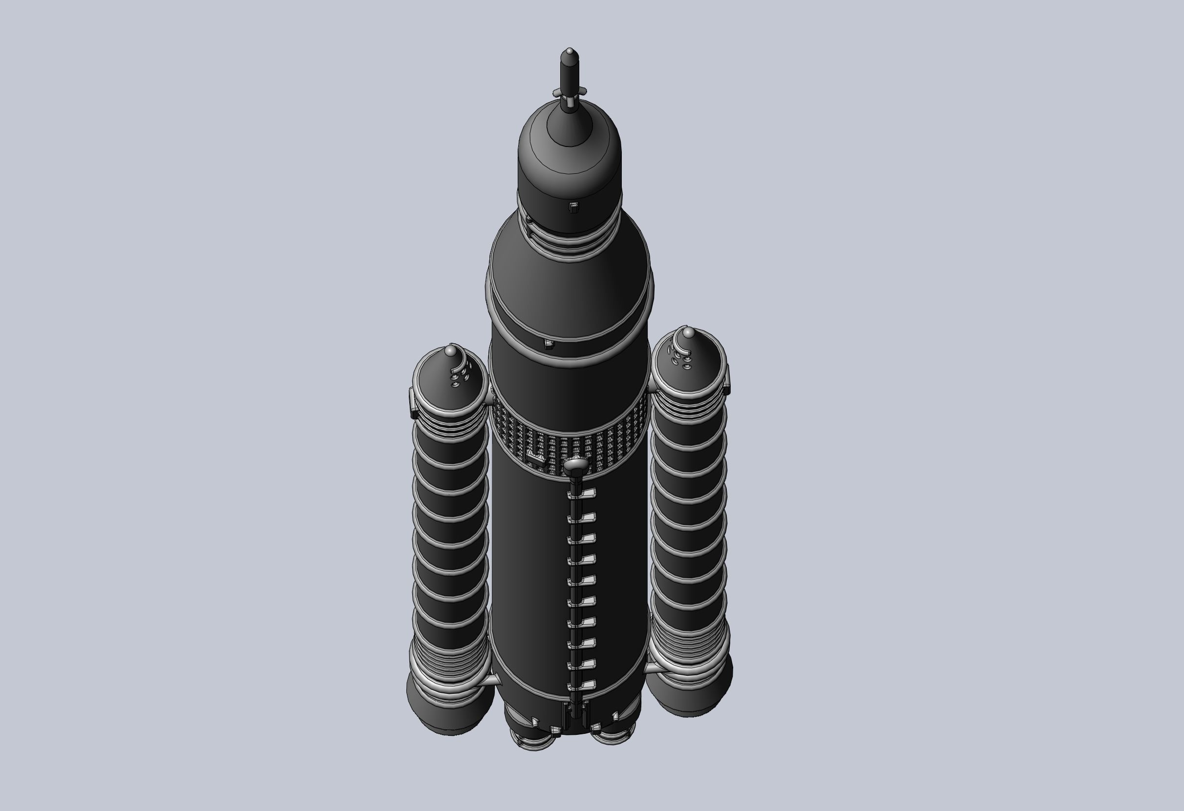 NASA SLS Block 1 Printable Rocket Model 3D print model_9