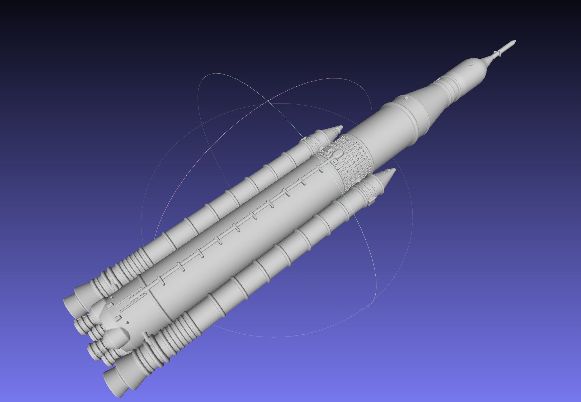 NASA SLS Block 1 Printable Rocket Model 3D print model_38
