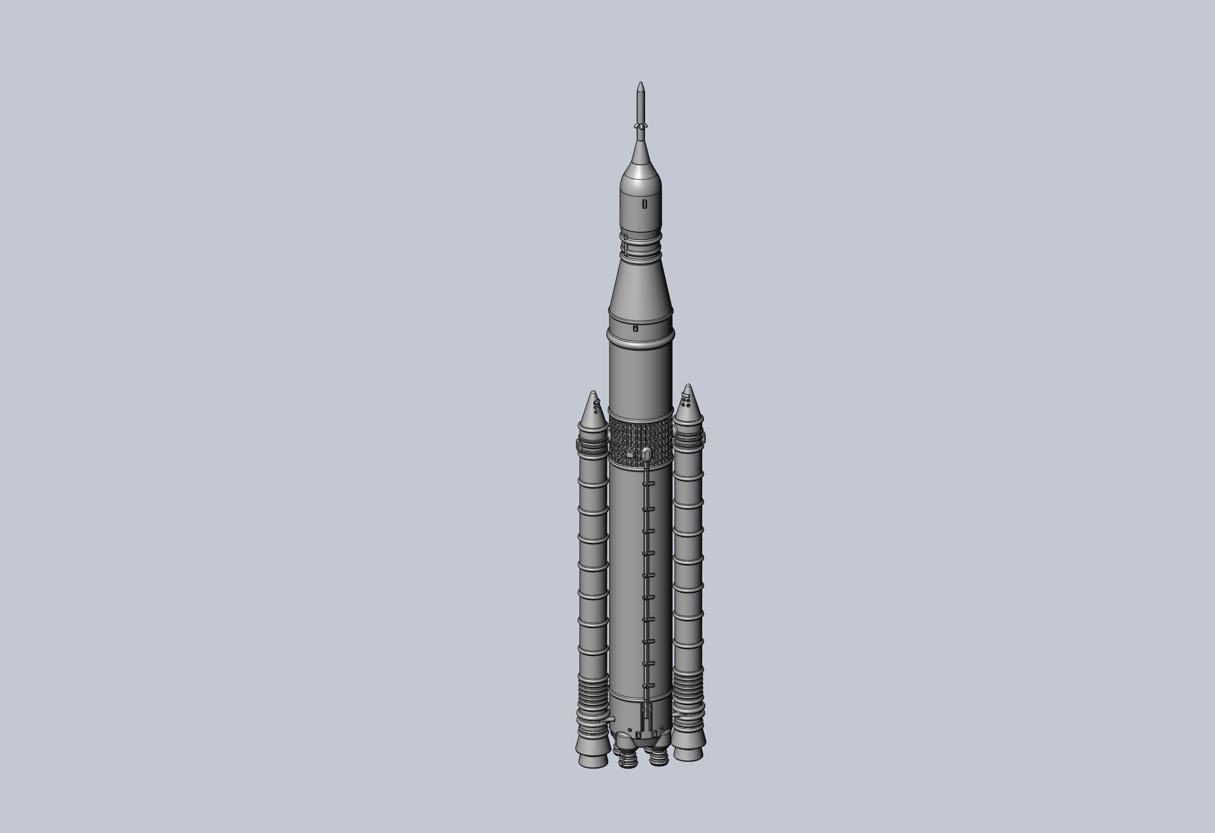 NASA SLS Block 1 Printable Rocket Model 3D print model_6