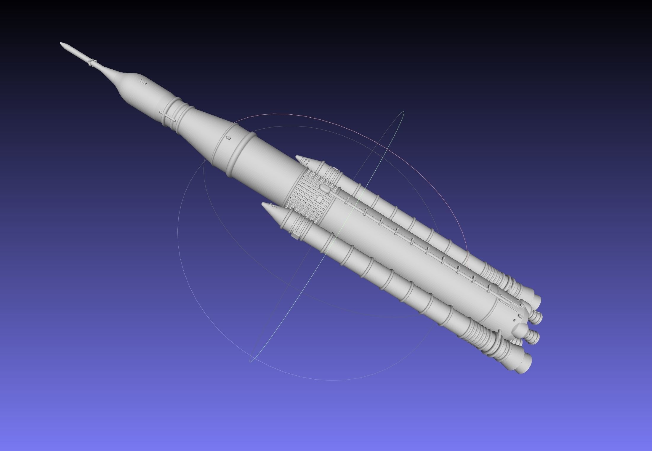 NASA SLS Block 1 Printable Rocket Model 3D print model_20