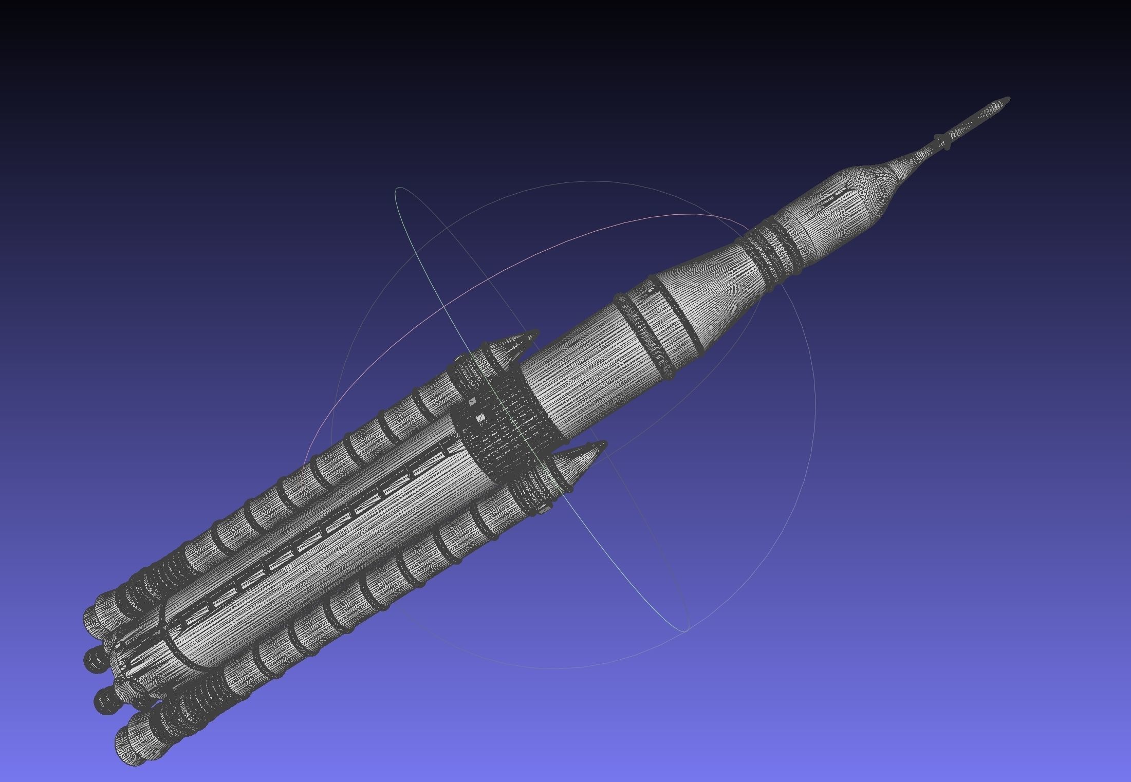NASA SLS Block 1 Printable Rocket Model 3D print model_31