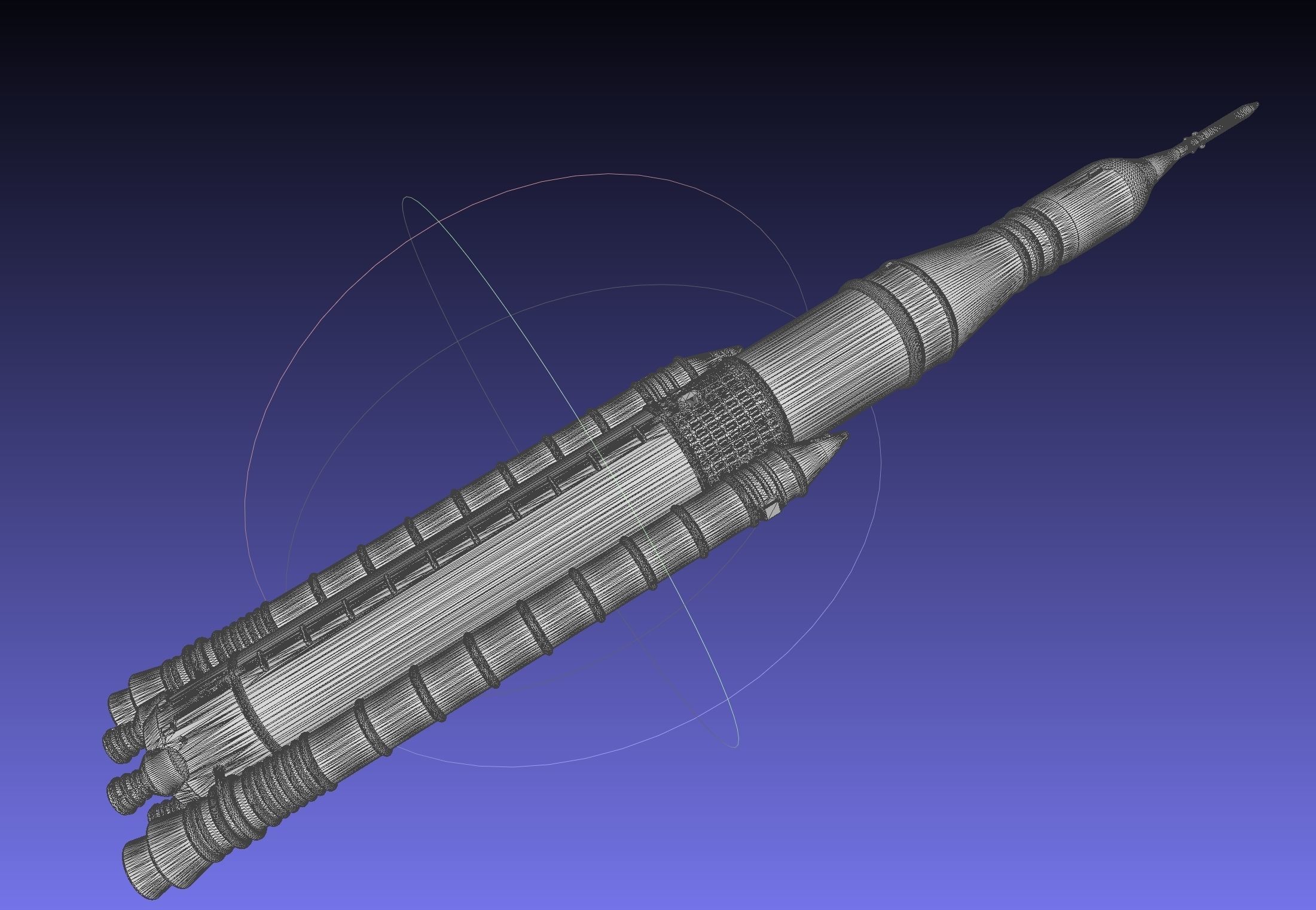 NASA SLS Block 1 Printable Rocket Model 3D print model_36