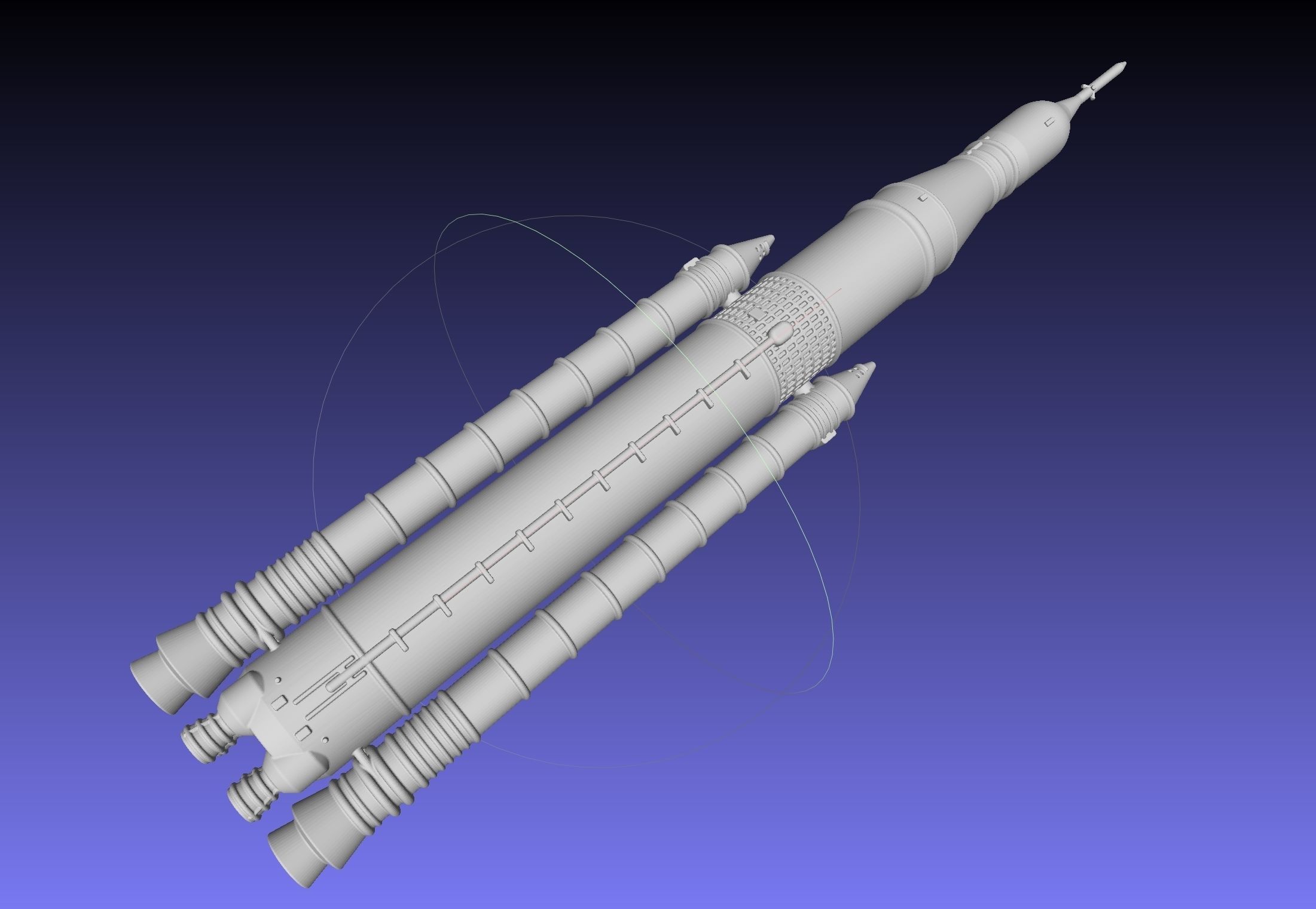 NASA SLS Block 1 Printable Rocket Model 3D print model_26