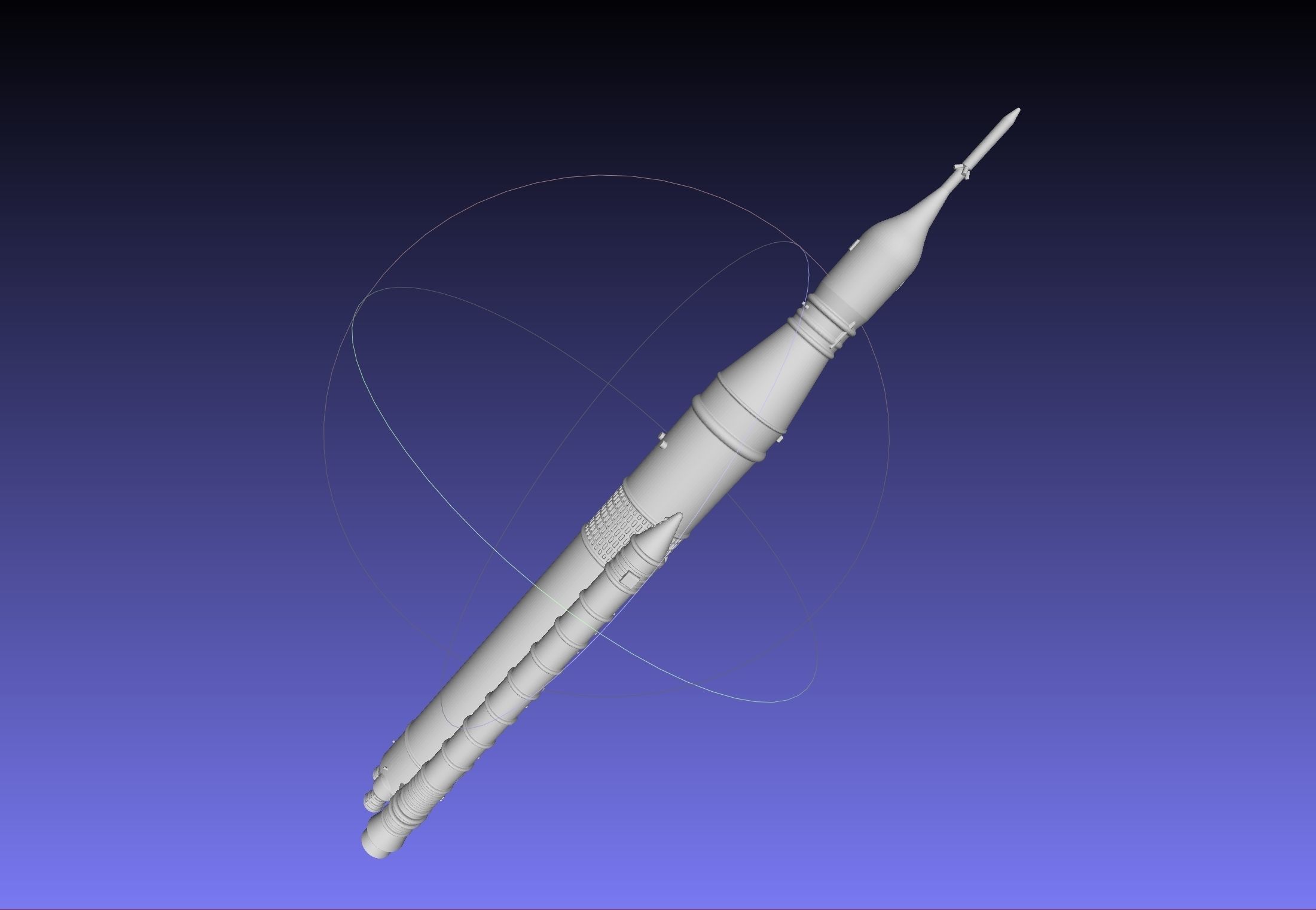 NASA SLS Block 1 Printable Rocket Model 3D print model_24