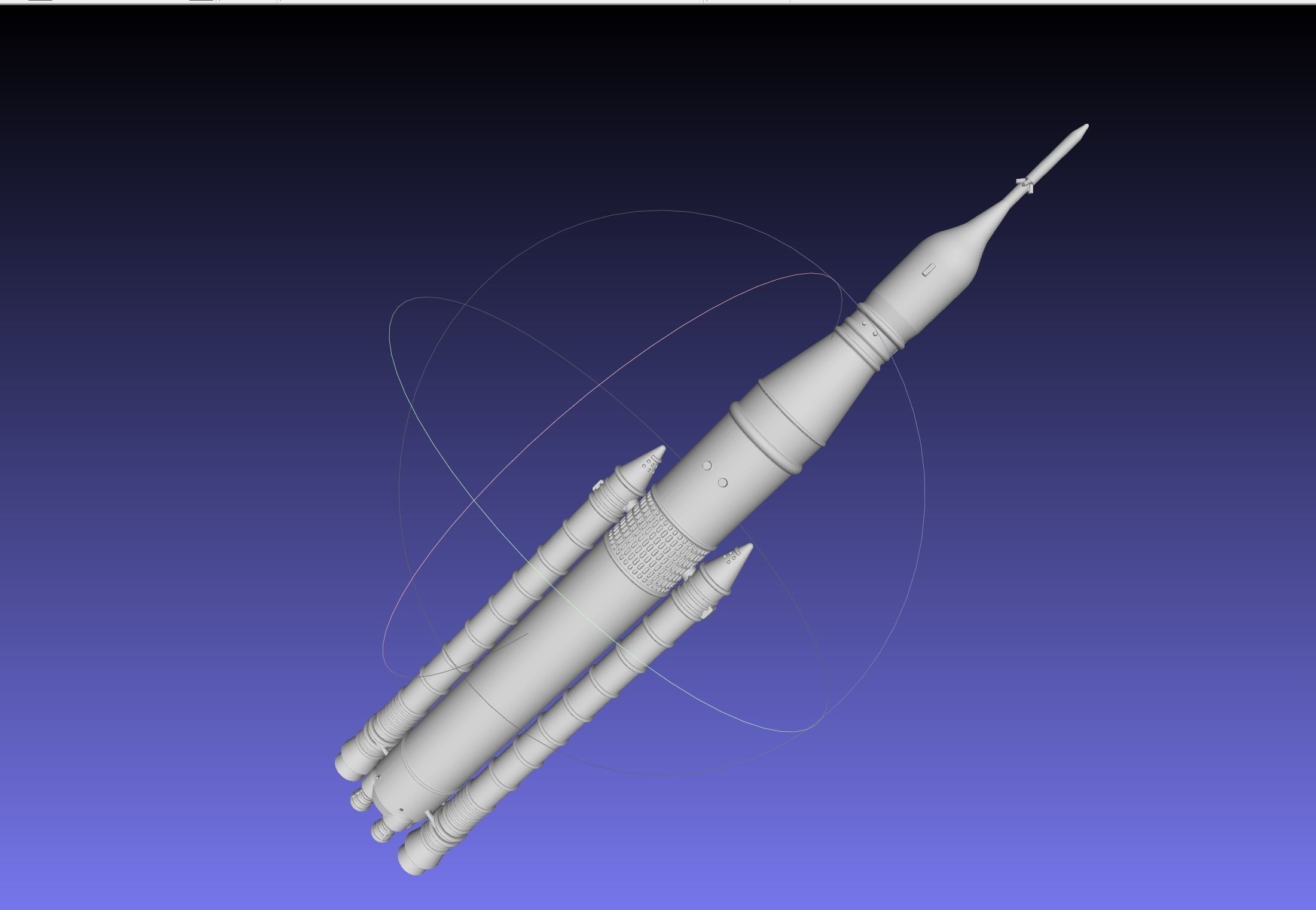 NASA SLS Block 1 Printable Rocket Model 3D print model_22