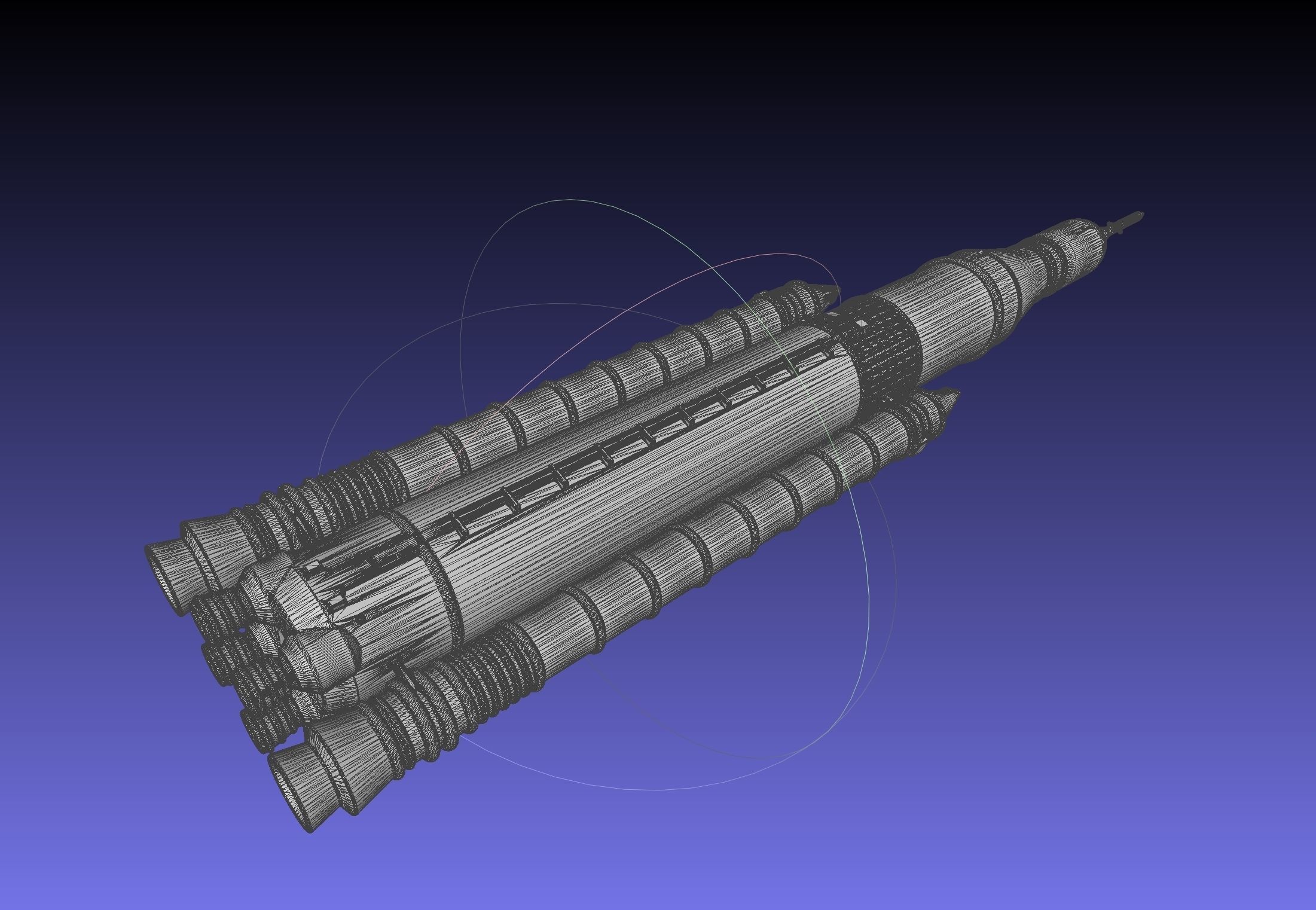 NASA SLS Block 1 Printable Rocket Model 3D print model_30