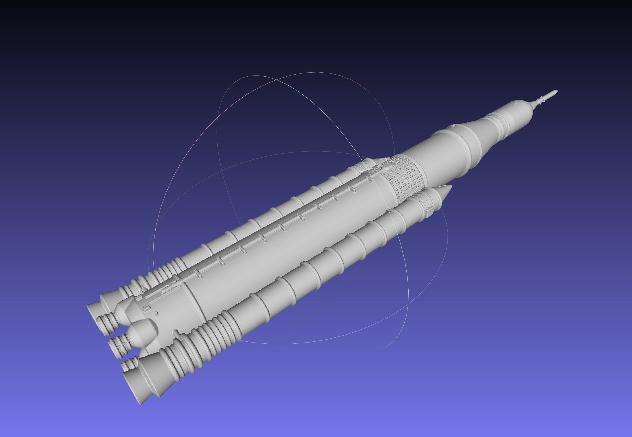 NASA SLS Block 1 Printable Rocket Model 3D print model_37
