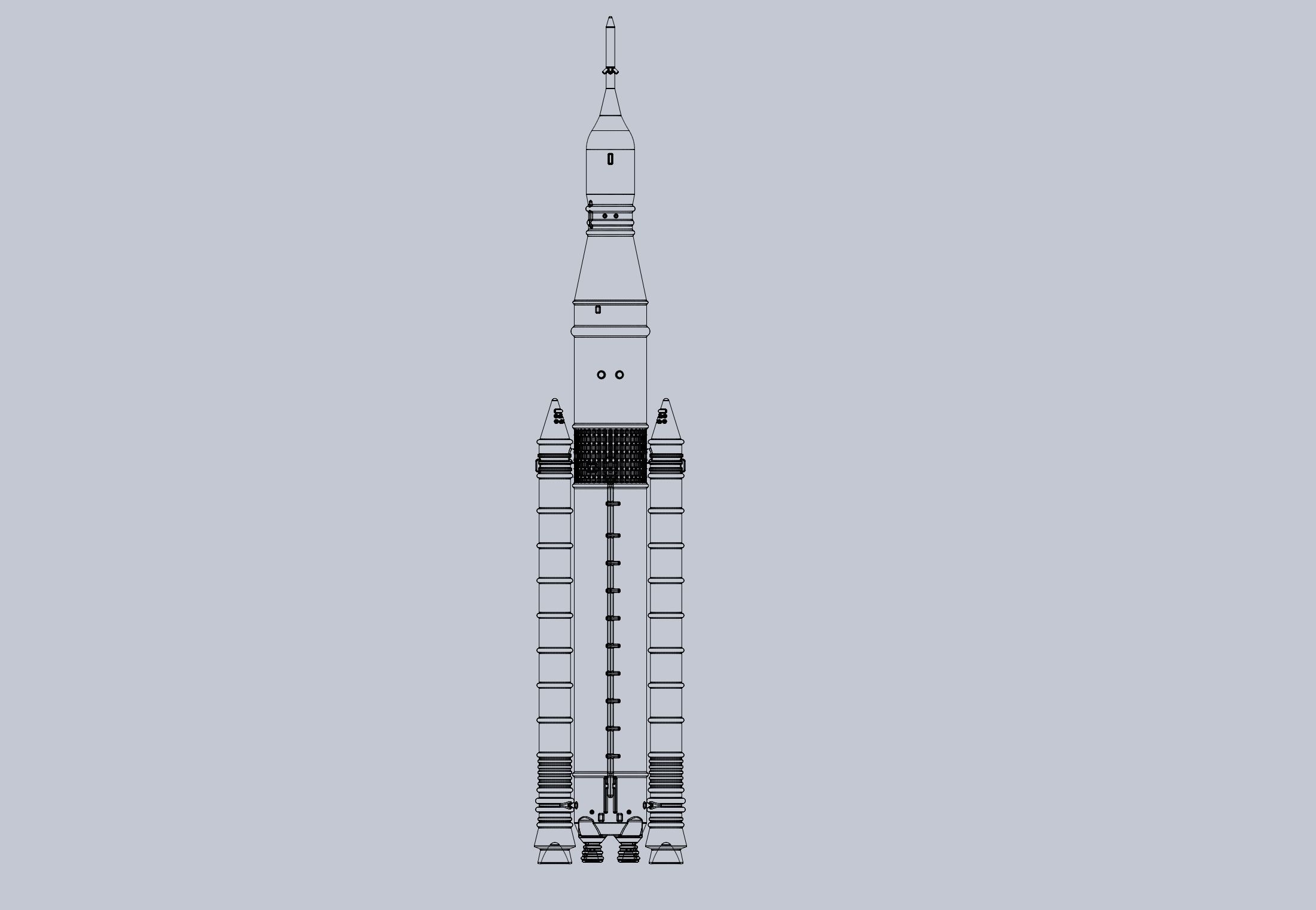 NASA SLS Block 1 Printable Rocket Model 3D print model_12