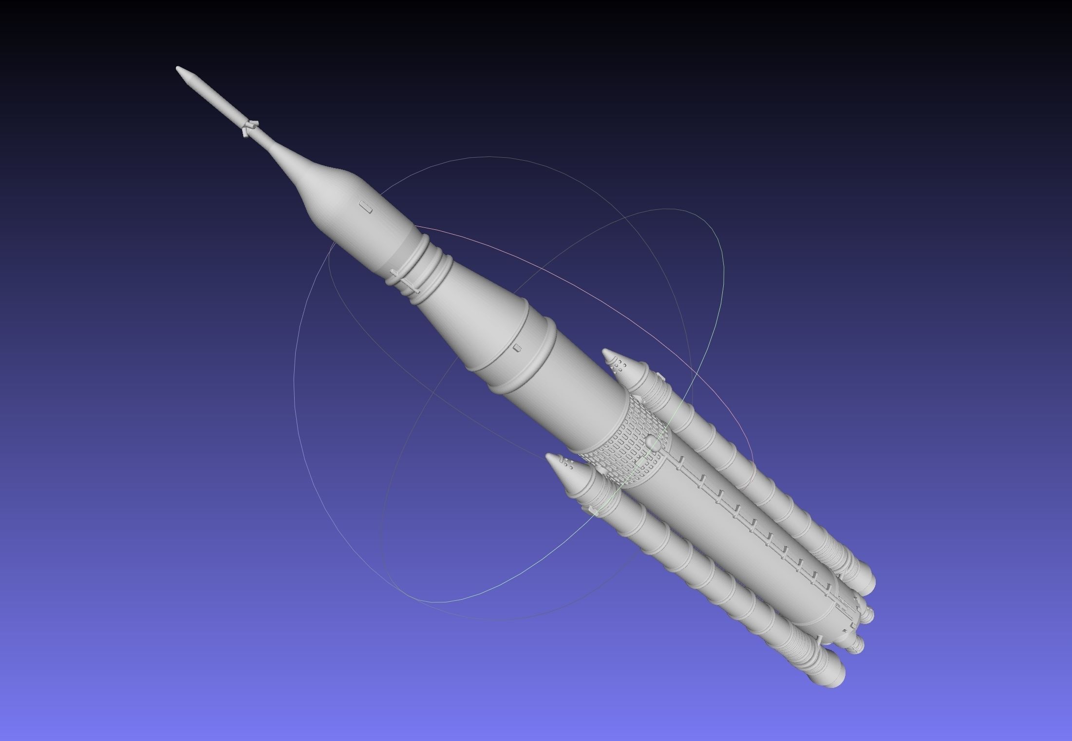 NASA SLS Block 1 Printable Rocket Model 3D print model_21