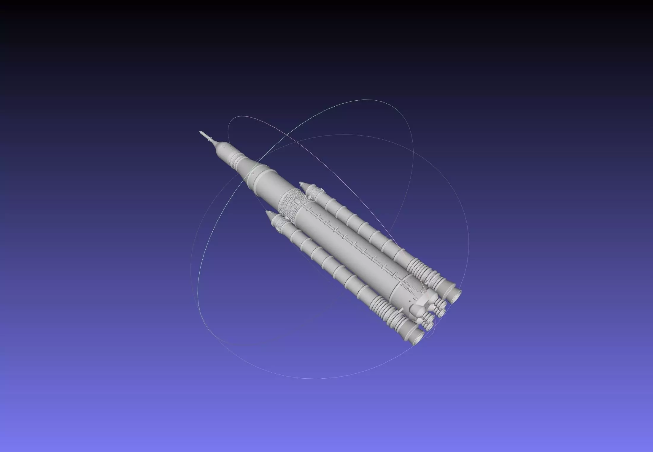 NASA SLS Block 1 Printable Rocket Model 3D print model_0