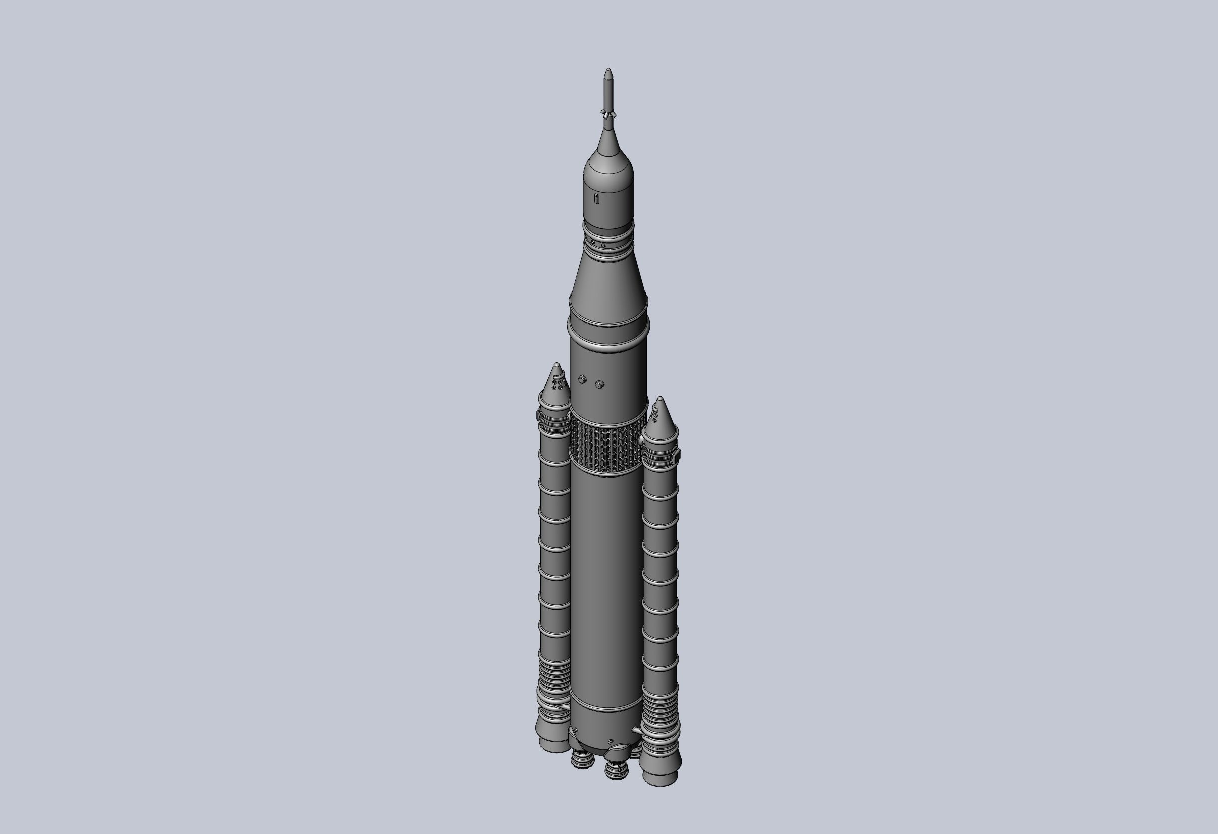 NASA SLS Block 1 Printable Rocket Model 3D print model_7