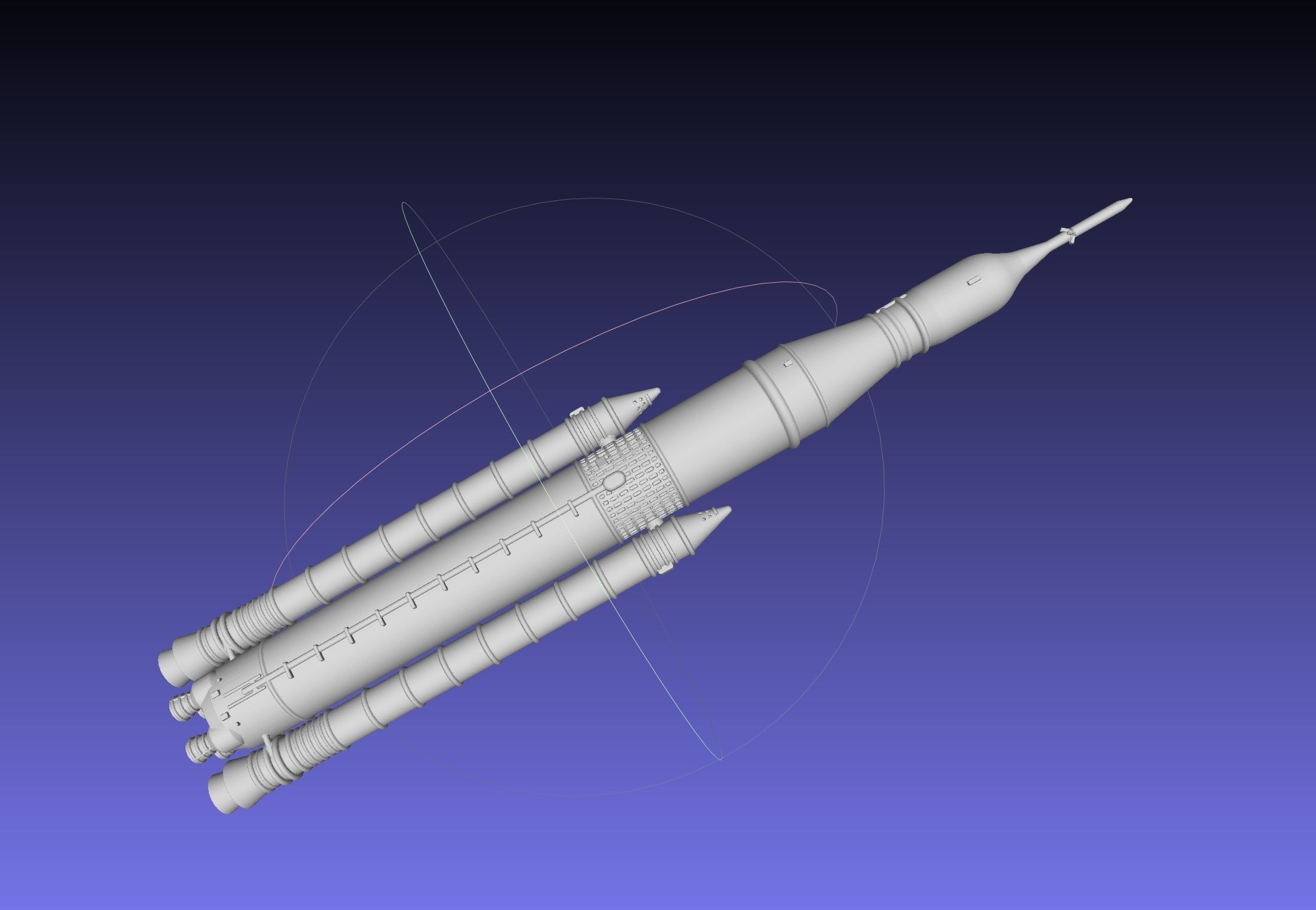 NASA SLS Block 1 Printable Rocket Model 3D print model_42