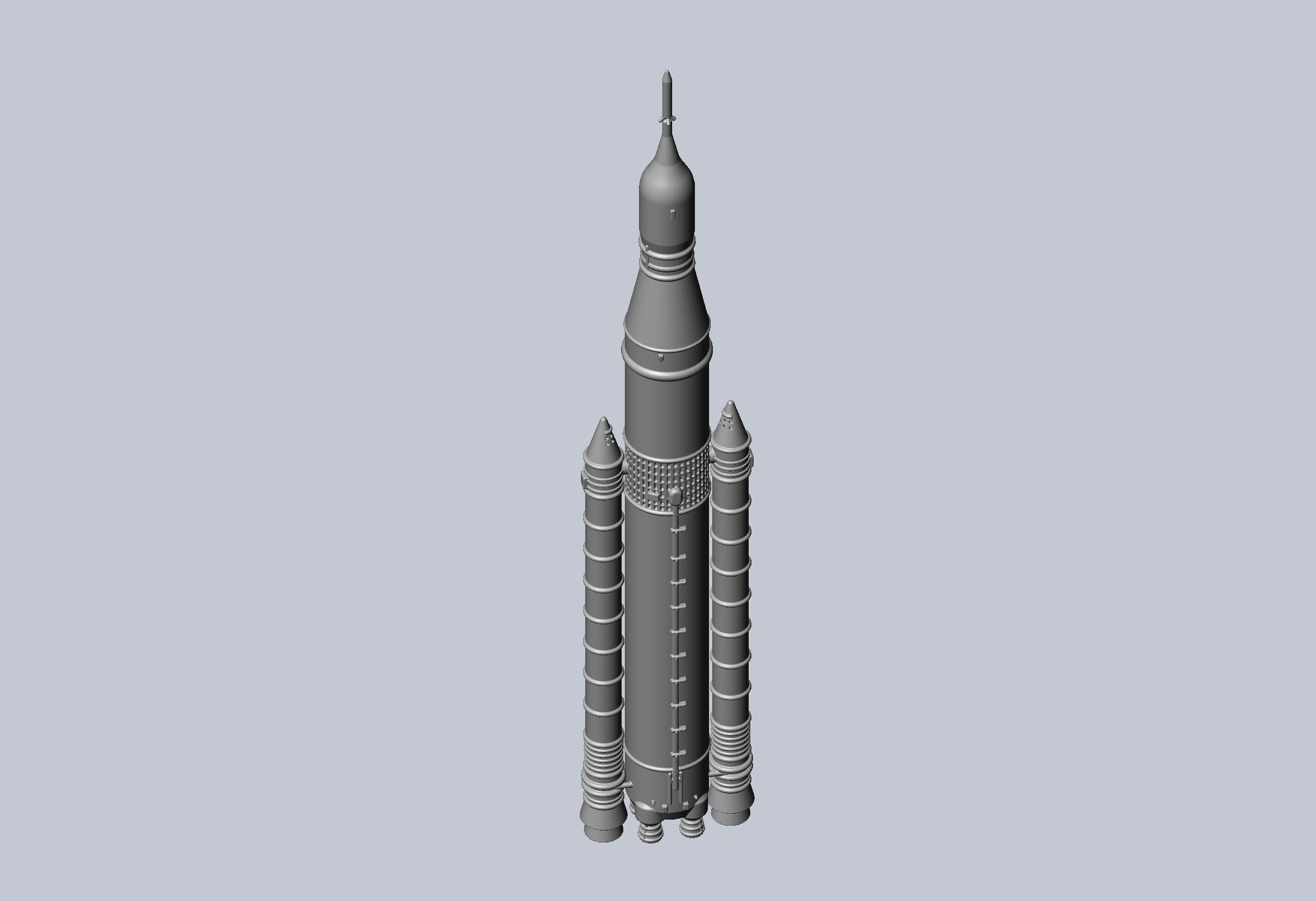 NASA SLS Block 1 Printable Rocket Model 3D print model_10