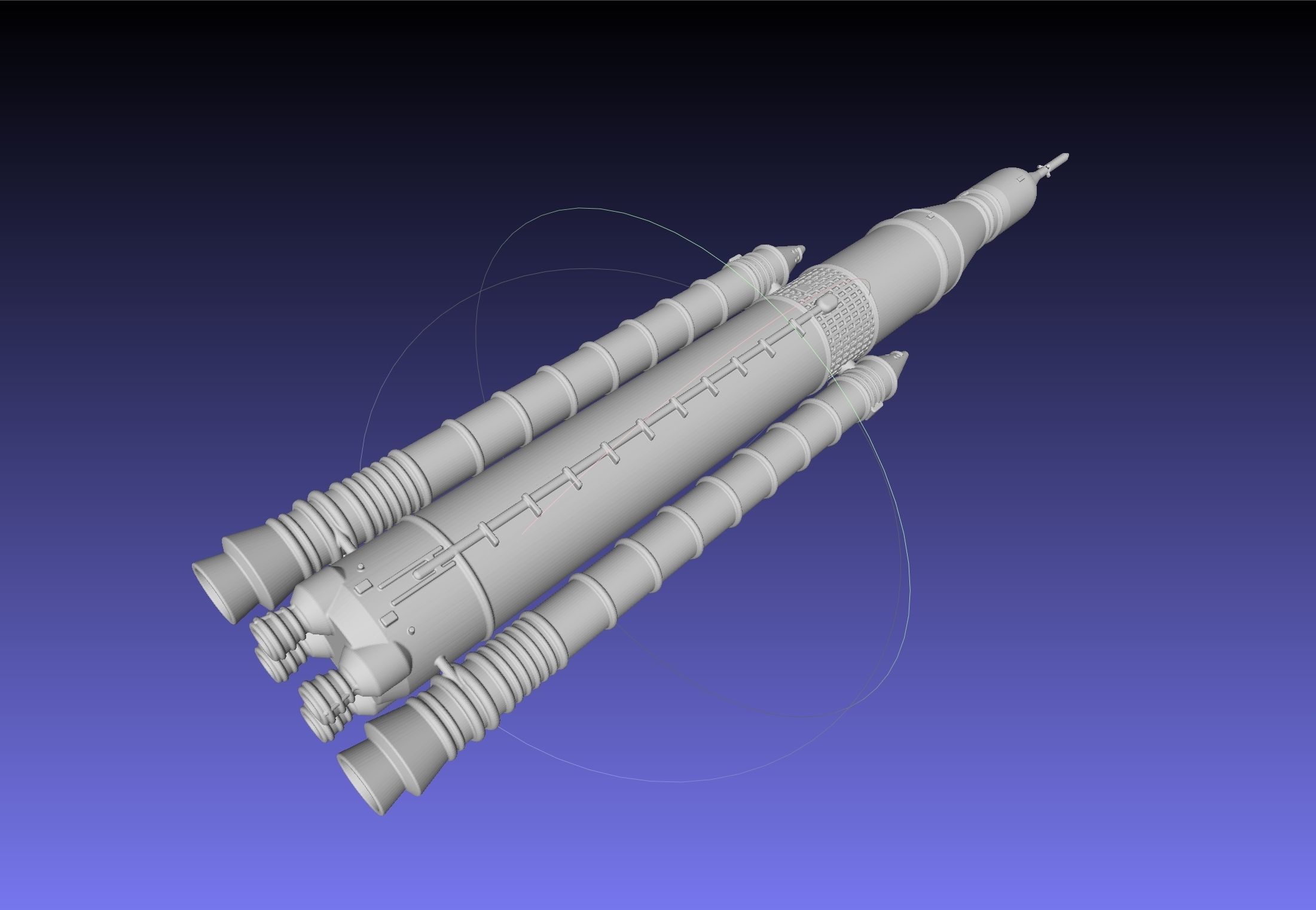 NASA SLS Block 1 Printable Rocket Model 3D print model_27