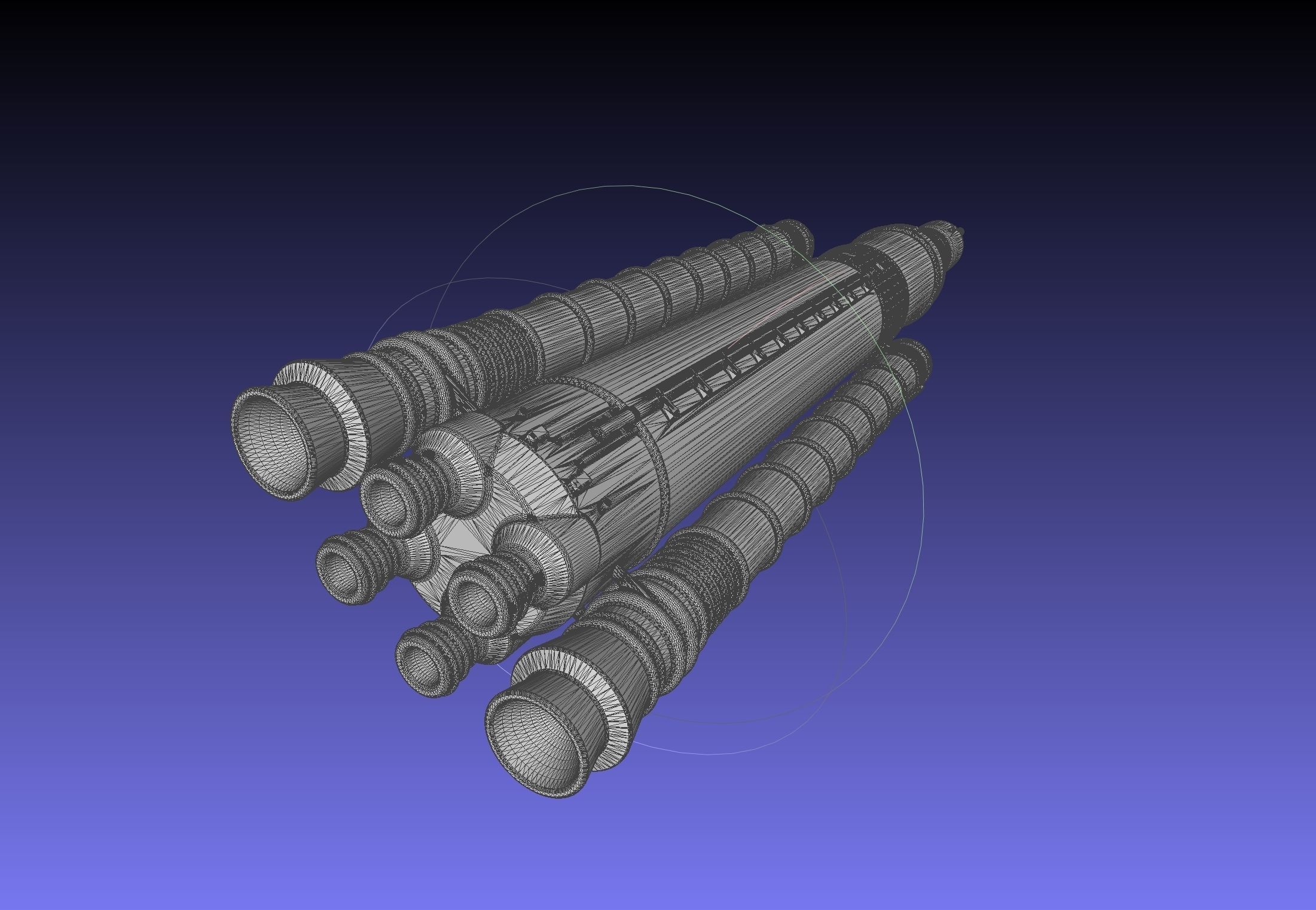 NASA SLS Block 1 Printable Rocket Model 3D print model_2