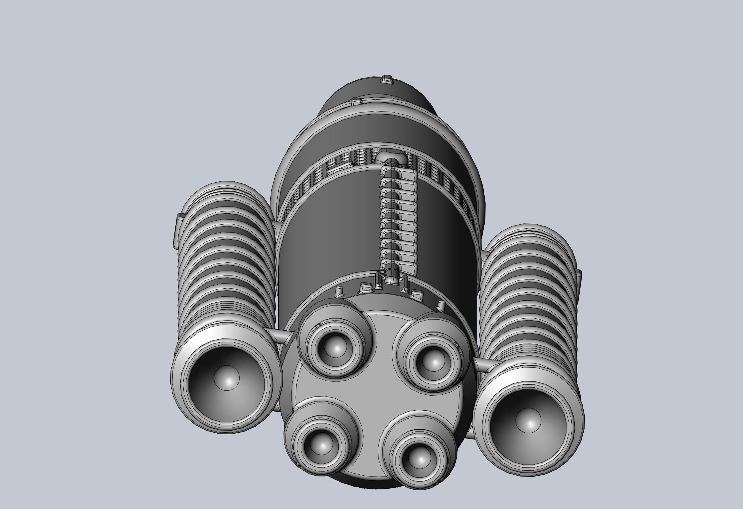 NASA SLS Block 1 Printable Rocket Model 3D print model_65