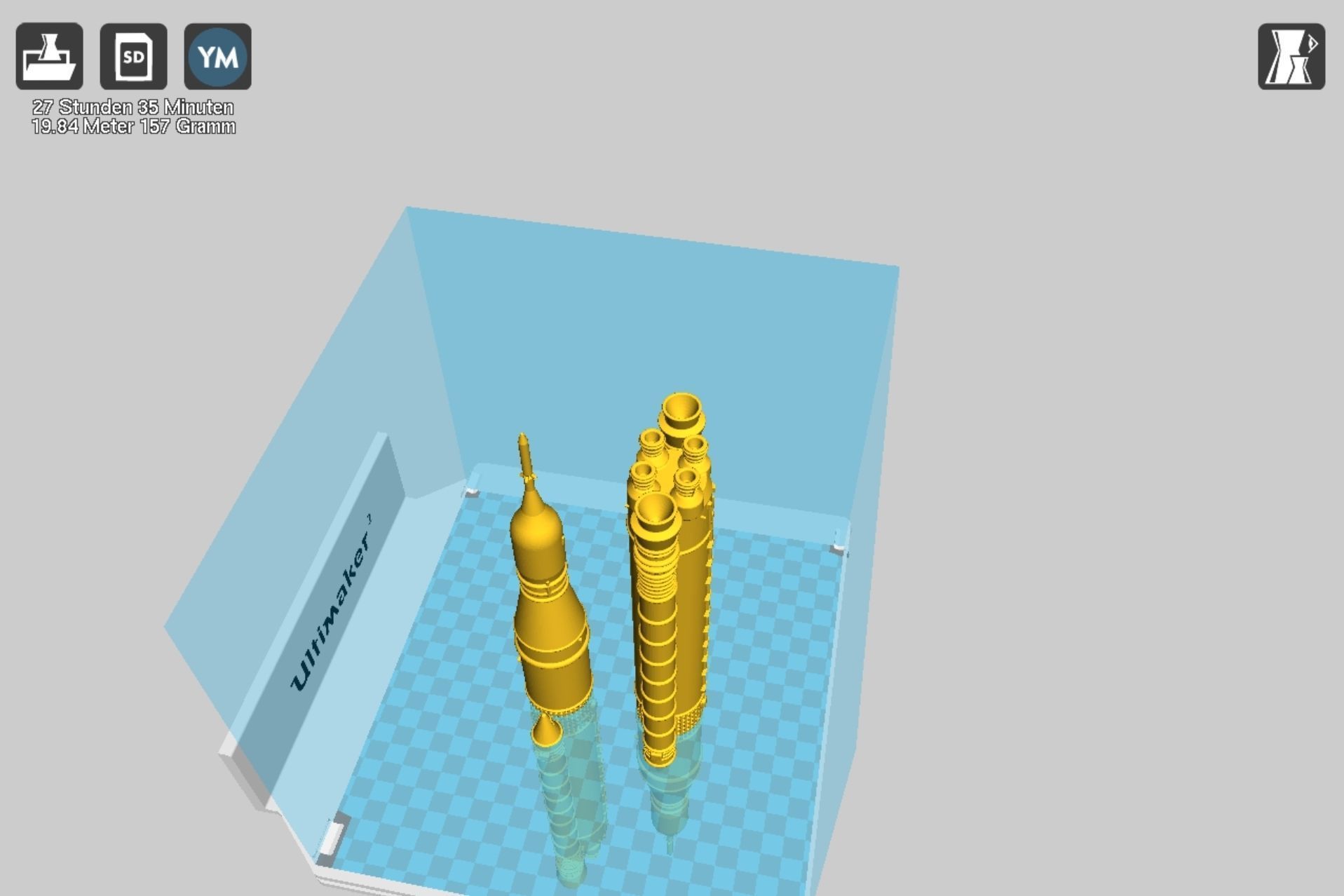 NASA SLS Block 1 Printable Rocket Model 3D print model_64