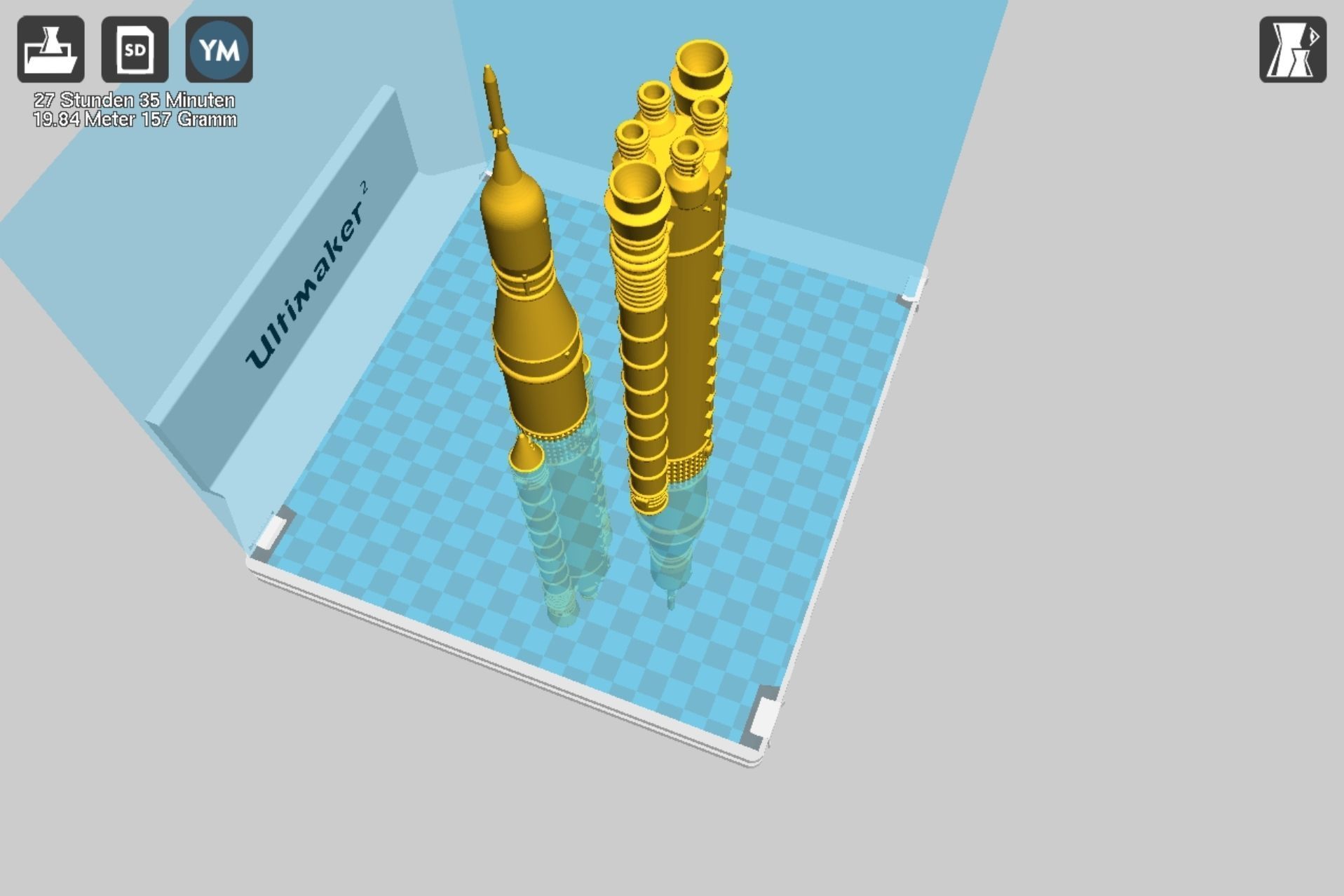 NASA SLS Block 1 Printable Rocket Model 3D print model_43