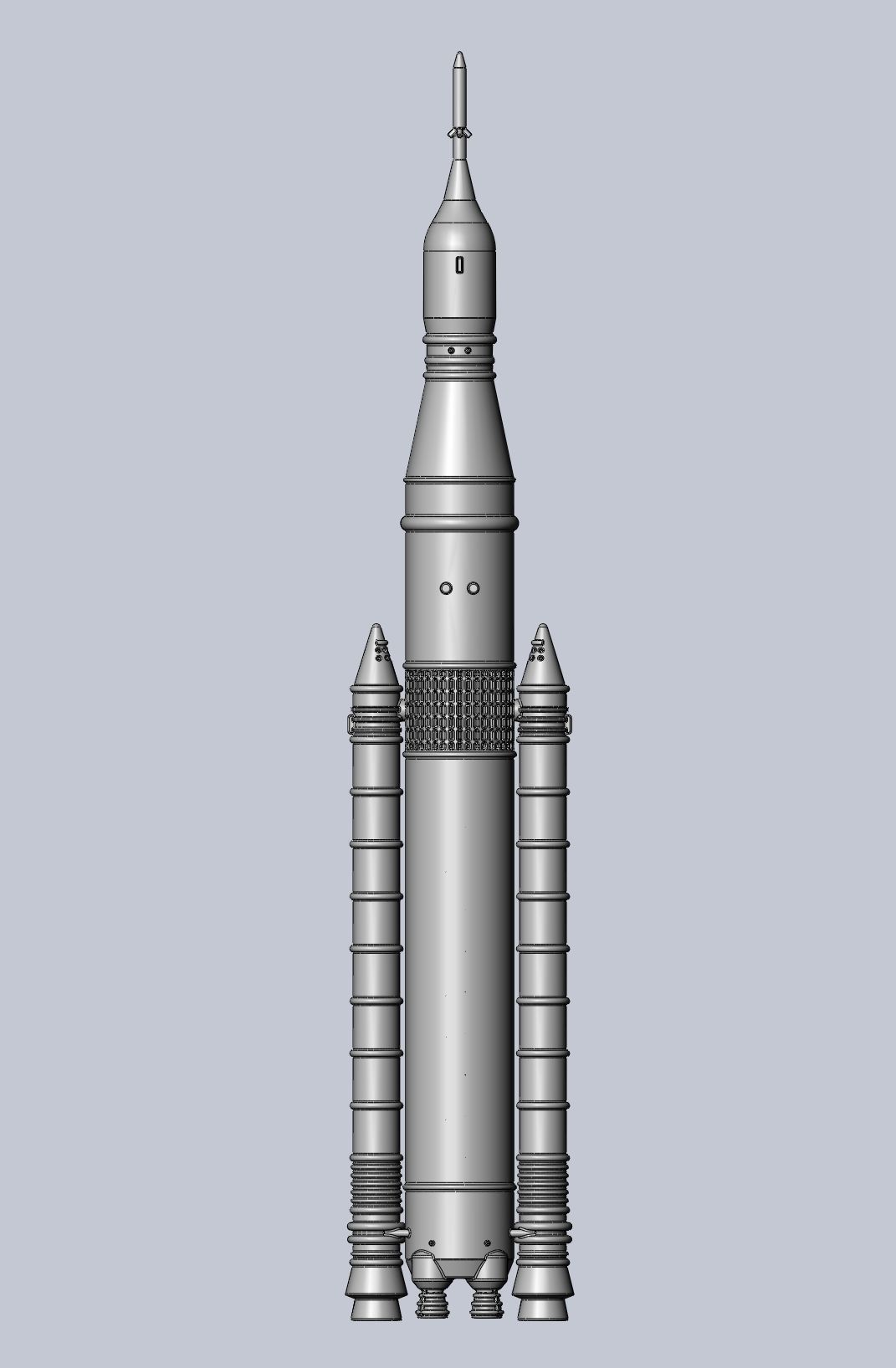 NASA SLS Block 1 Printable Rocket Model 3D print model_23