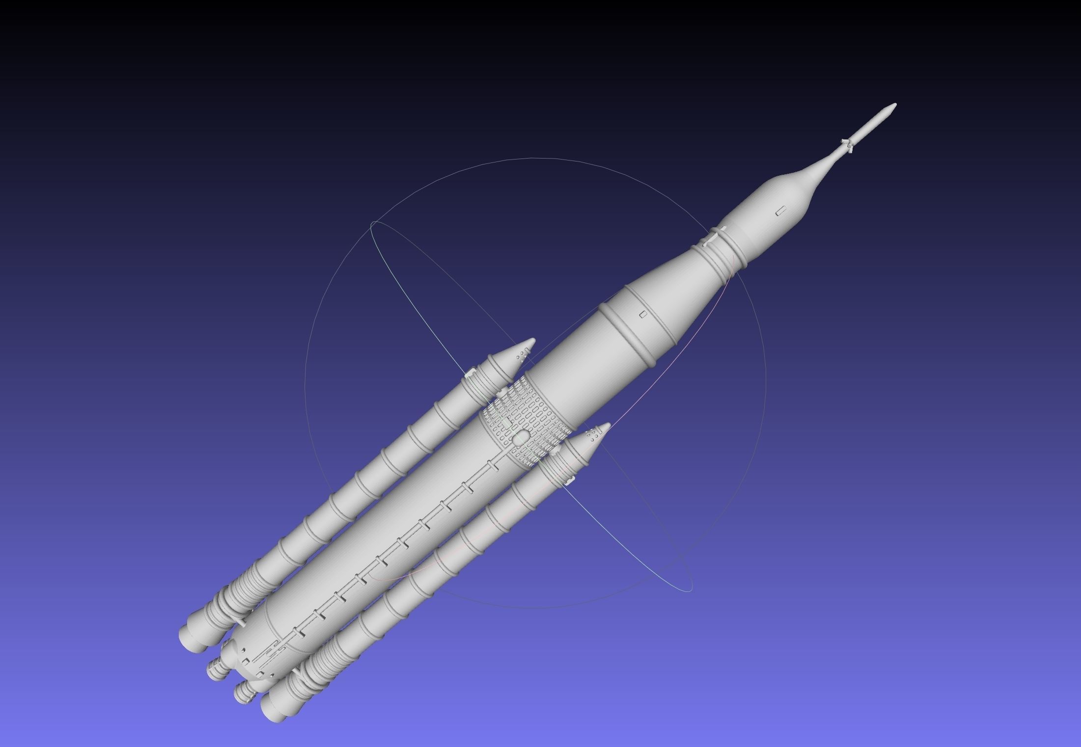 NASA SLS Block 1 Printable Rocket Model 3D print model_25