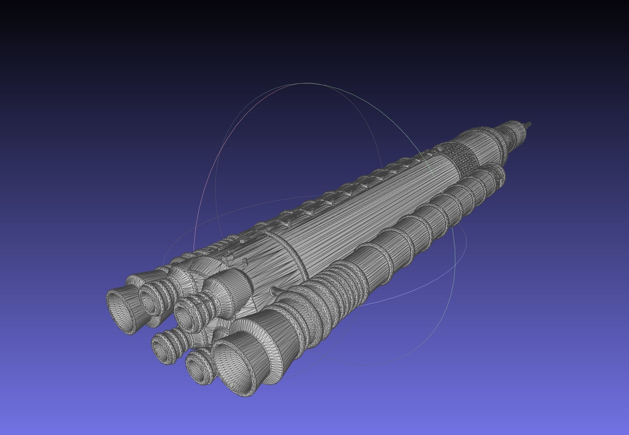NASA SLS Block 1 Printable Rocket Model 3D print model_34