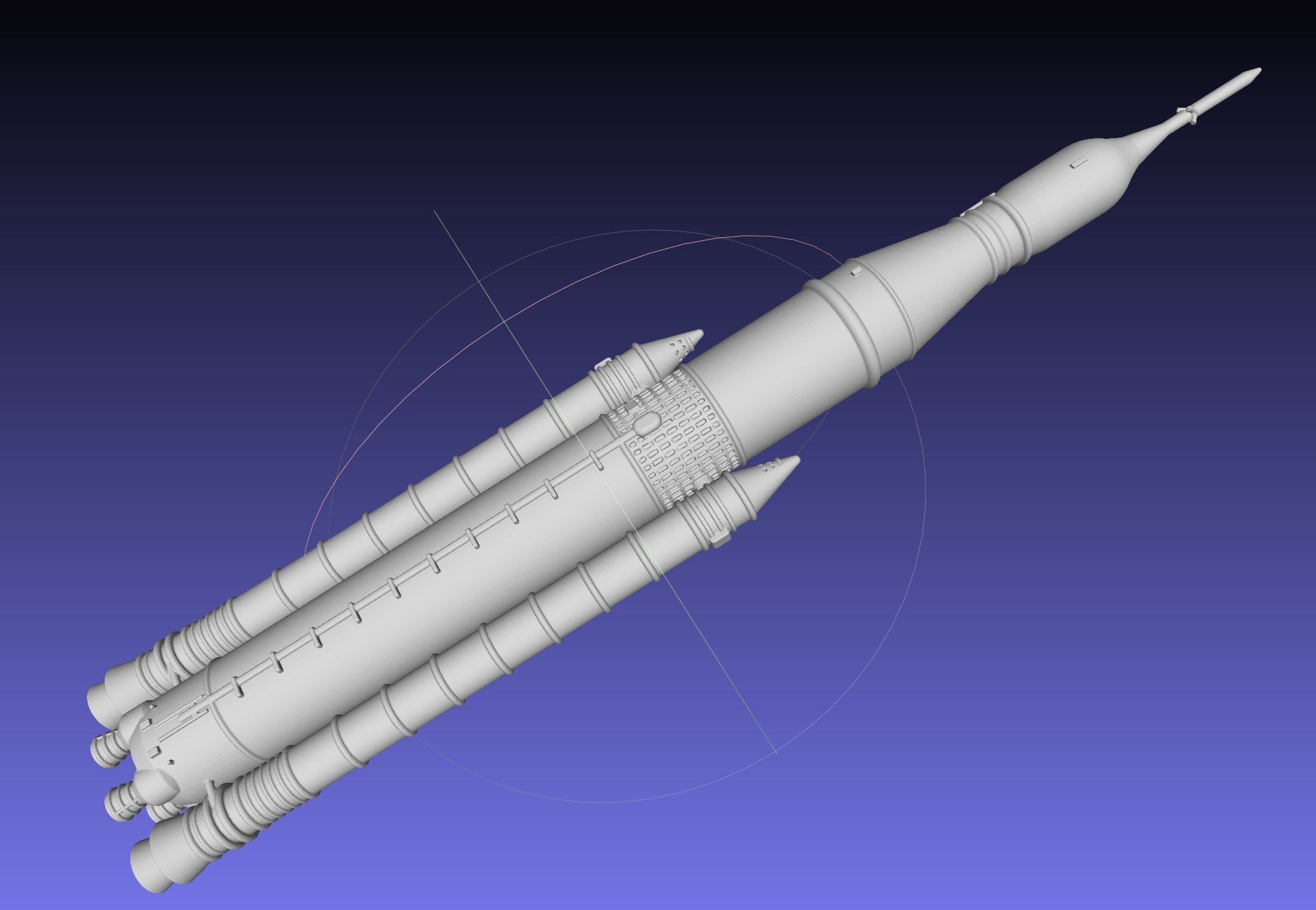 NASA SLS Block 1 Printable Rocket Model 3D print model_41