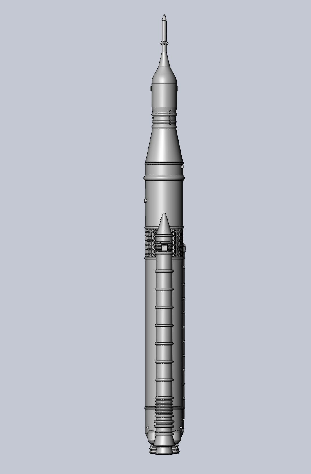 NASA SLS Block 1 Printable Rocket Model 3D print model_33