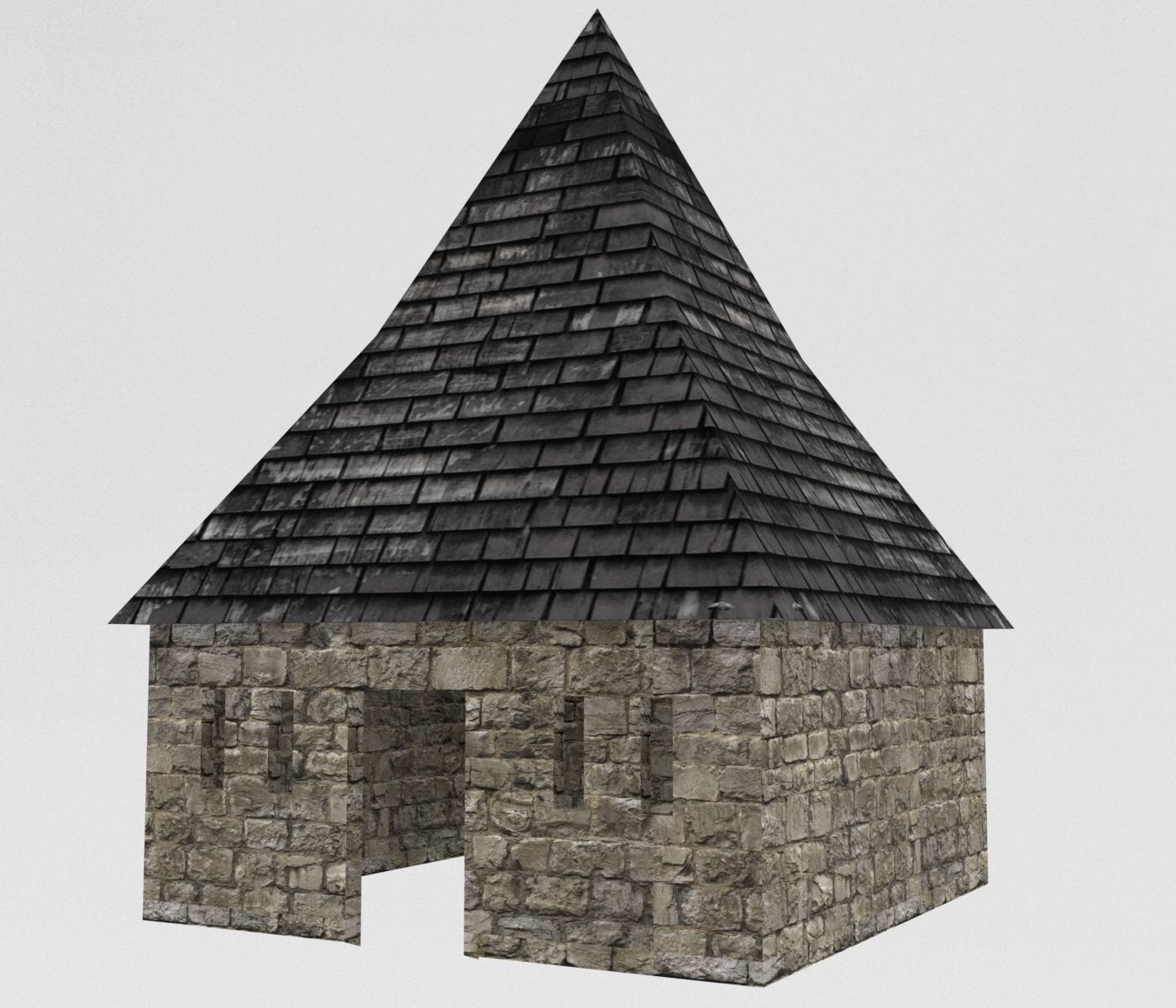 Castle Pack Low-poly 3D model_11