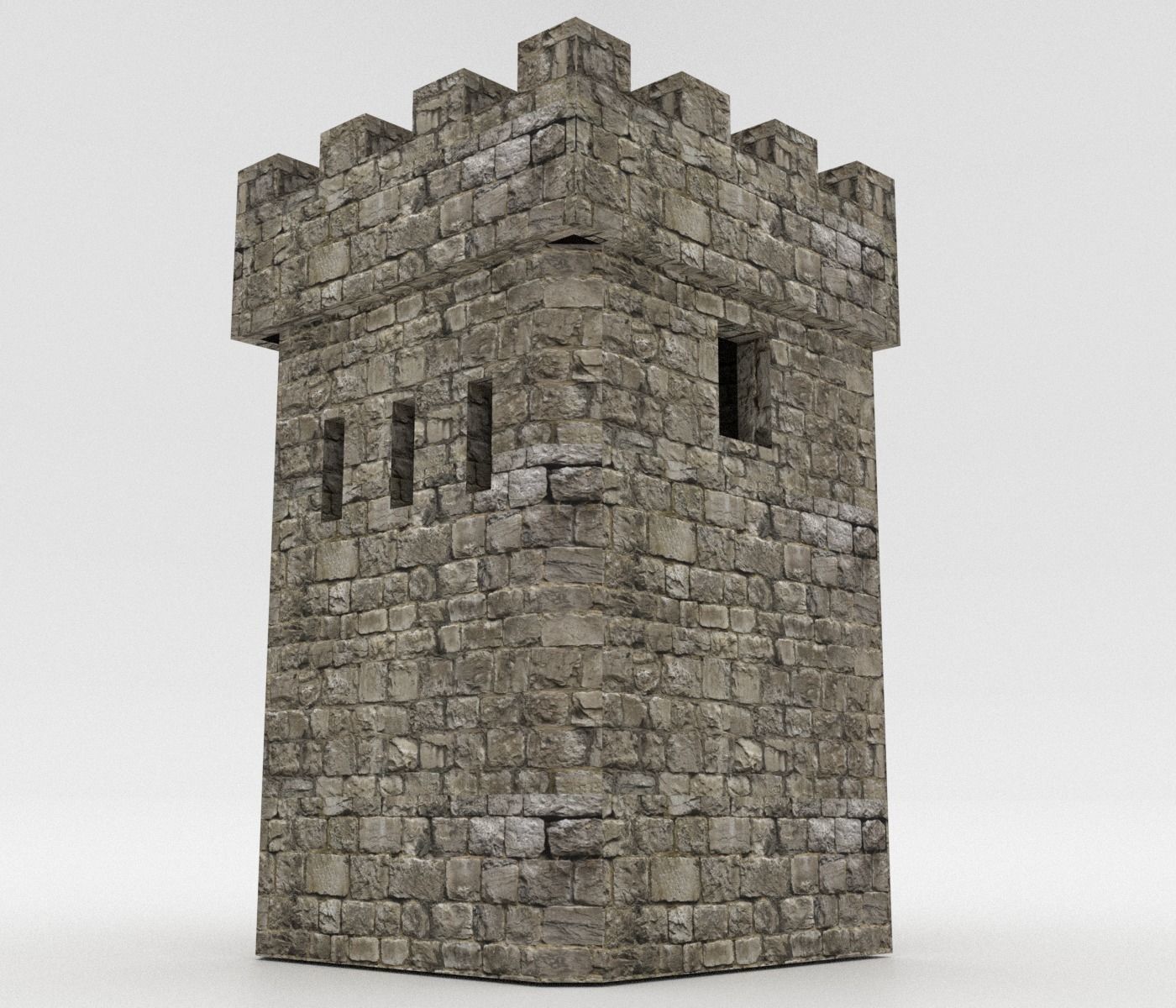 Castle Pack Low-poly 3D model_7